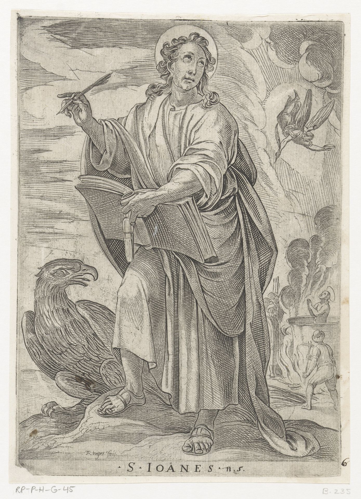 De heilige Johannes by Antonio Tempesta