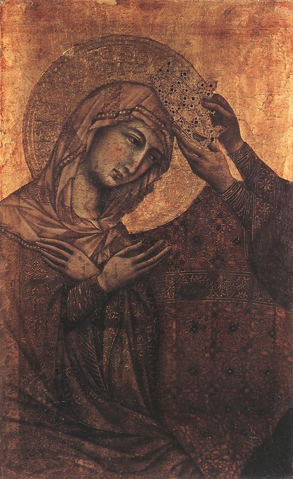 Coronation of the Virgin by Duccio
