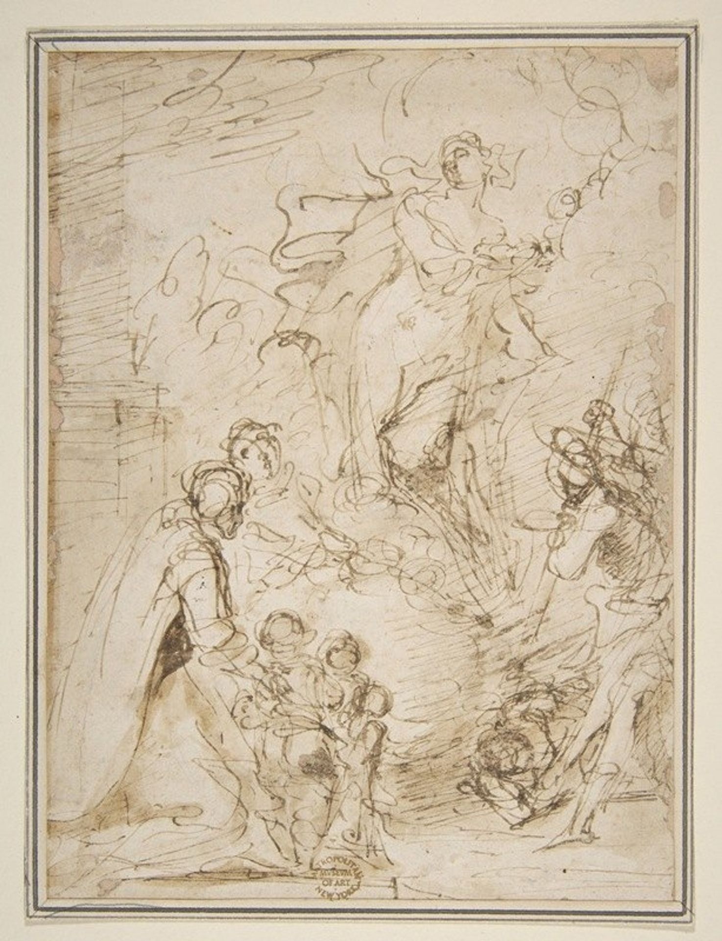 An Apparition by Salvator Rosa