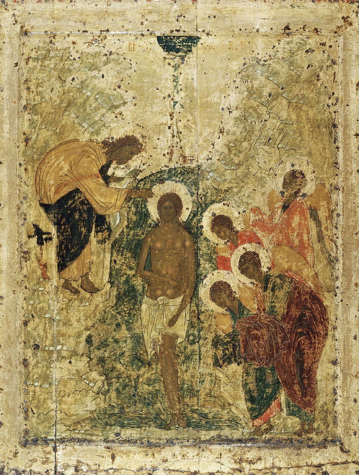 Baptism of Christ by Andrei Rublev