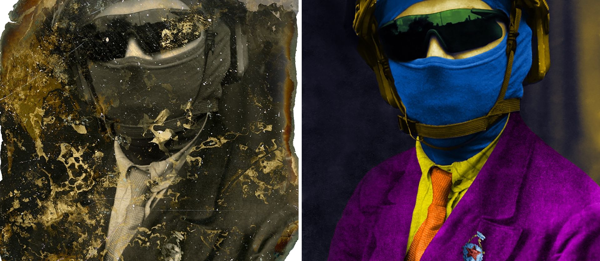 Aidar Battalion Member (diptych) by Babak-Matveev