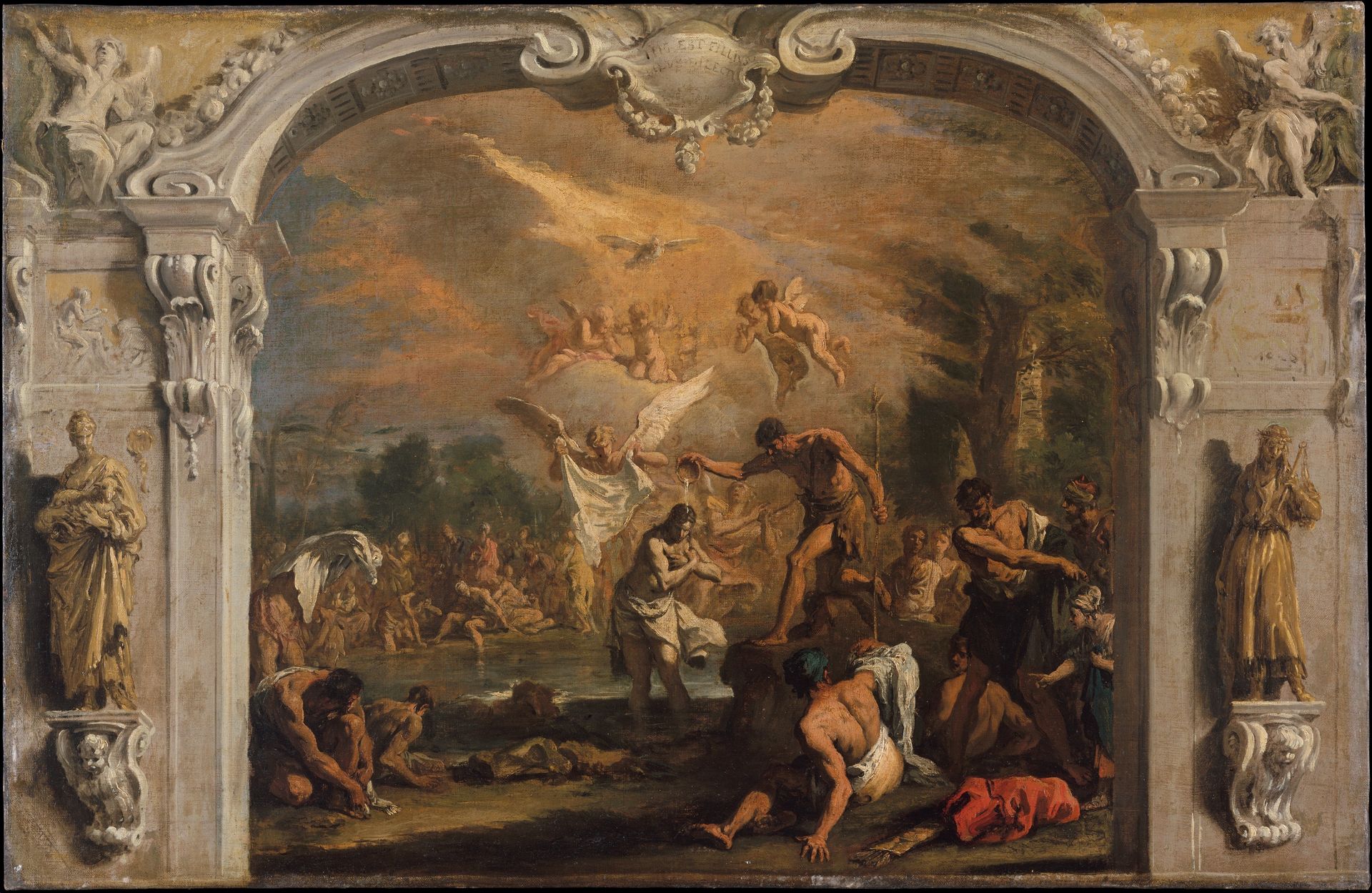The Baptism of Christ by Sebastiano Ricci