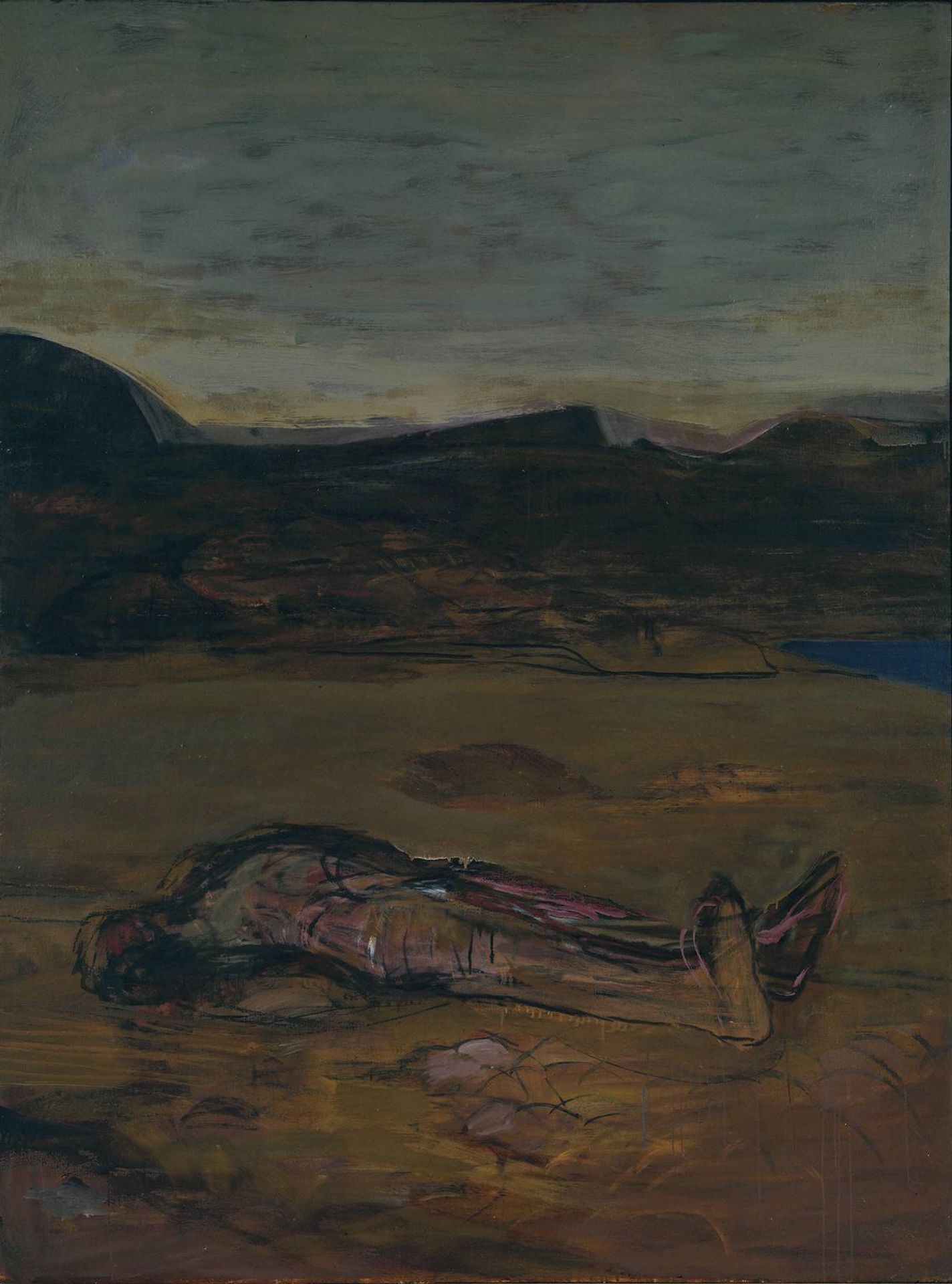 Body on the Beach by  Karl Weschke