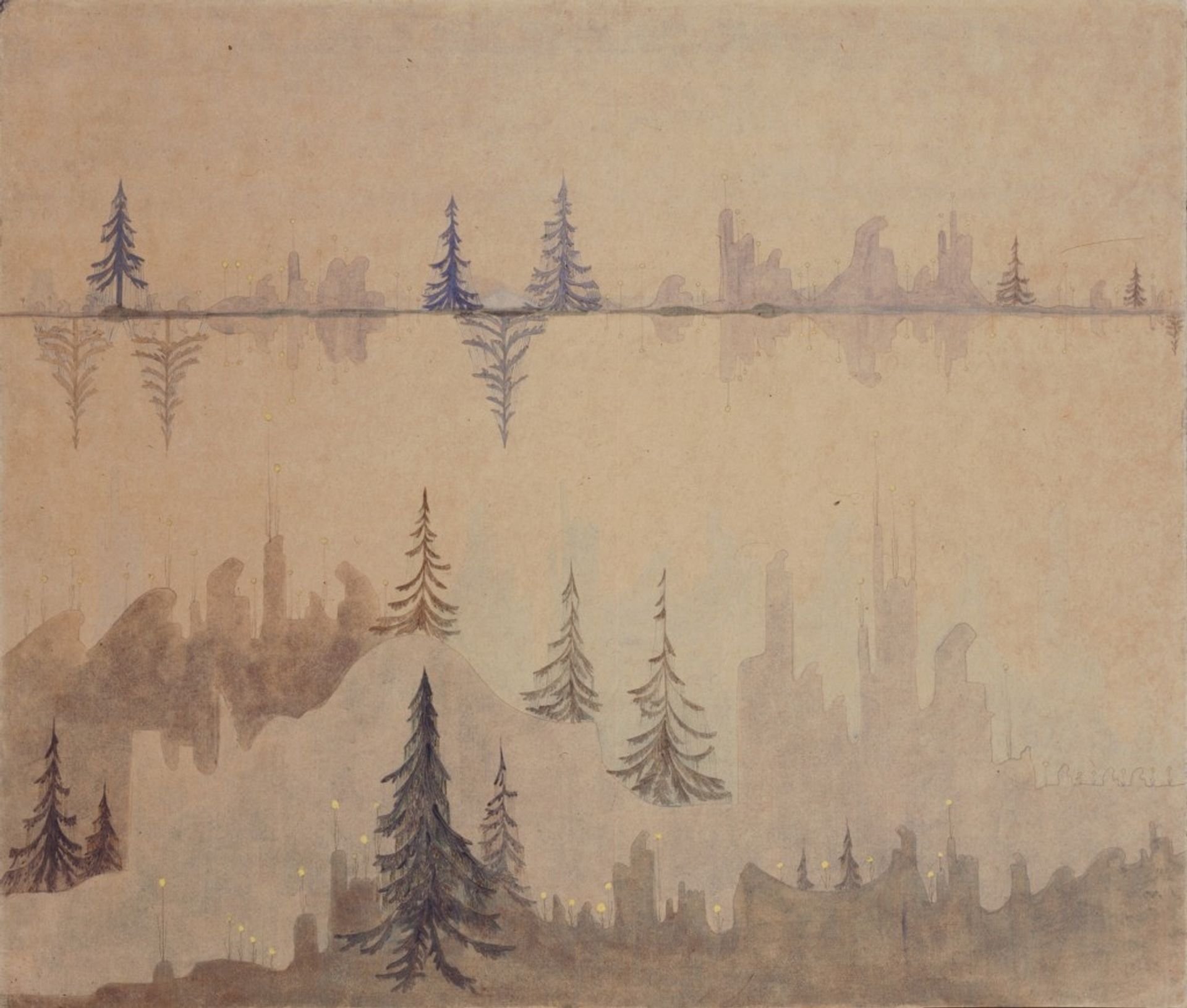 Fugue by Mikalojus Konstantinas Ciurlionis