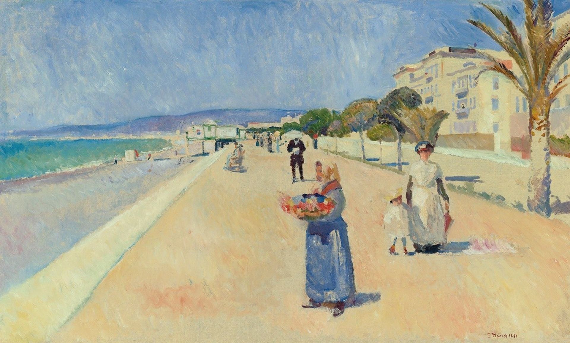 Morgen På Promenade Des Anglais by Edvard Munch