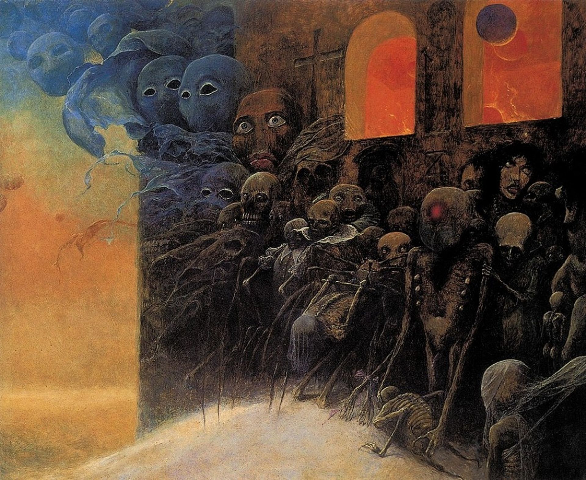 Untitled by Zdzislaw Beksinski
