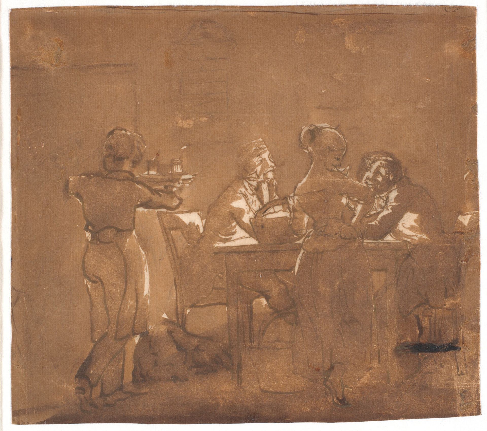 En værtshusscene by Wilhelm Marstrand