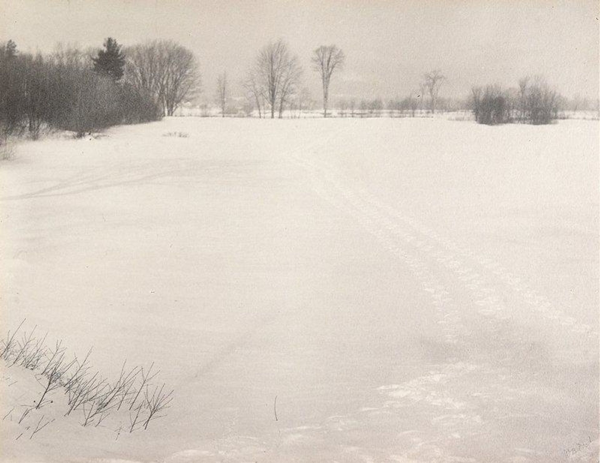Intervale in Winter by William B. Post