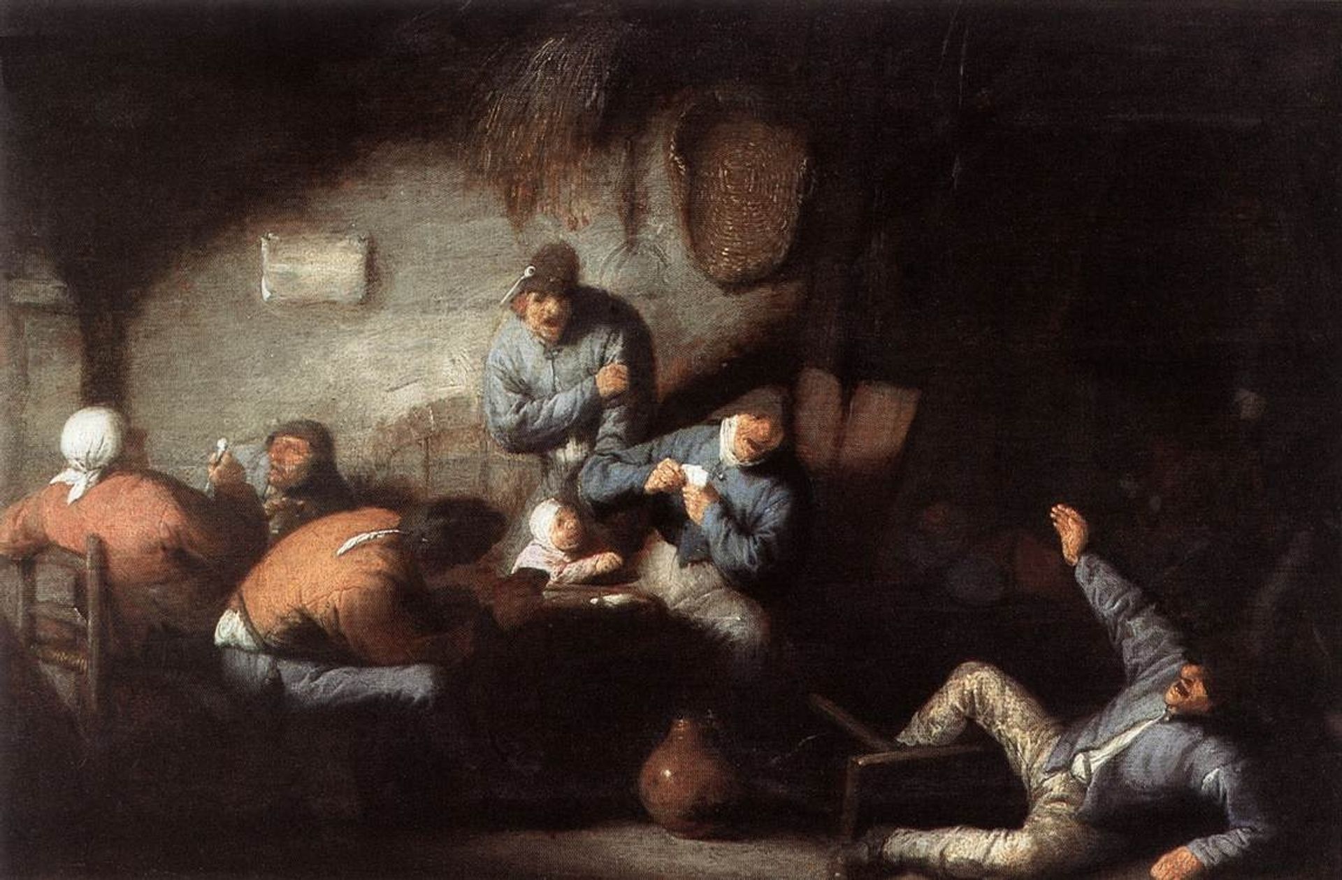 Inn Scene by Adriaen van Ostade
