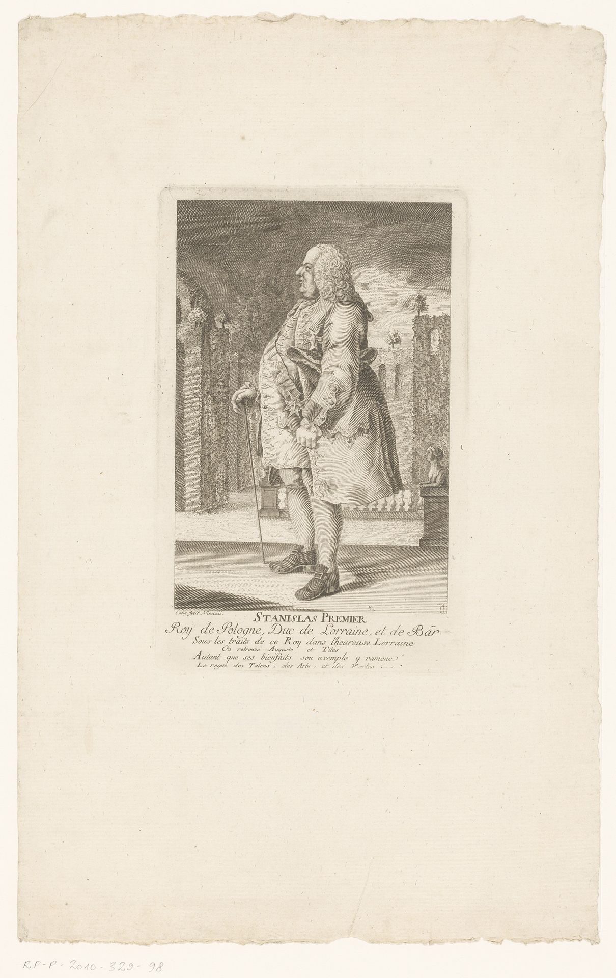 Portret van Stanislaus Leszczyński by Jean Colin