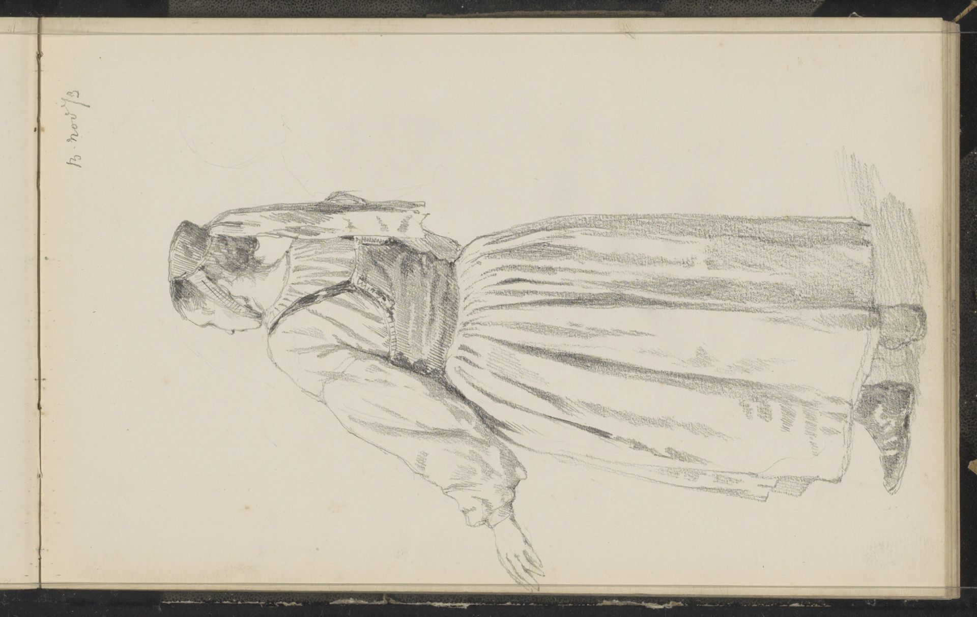 Vrouw in klederdracht by Cornelis Springer
