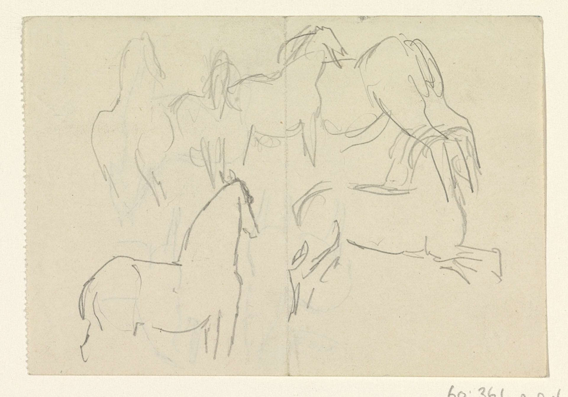 Paarden by Leo Gestel