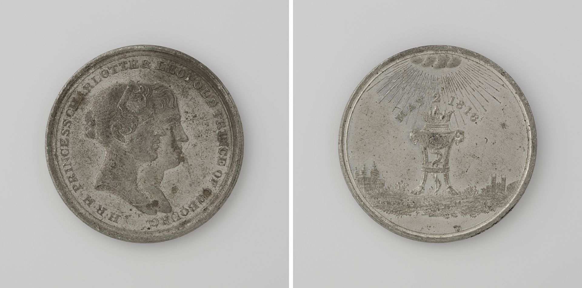 Huwelijk van Leopold, prins van Saksen-Coburg-Gotha en Charlotte Augusta, prinses van Engeland by Peter Kempson
