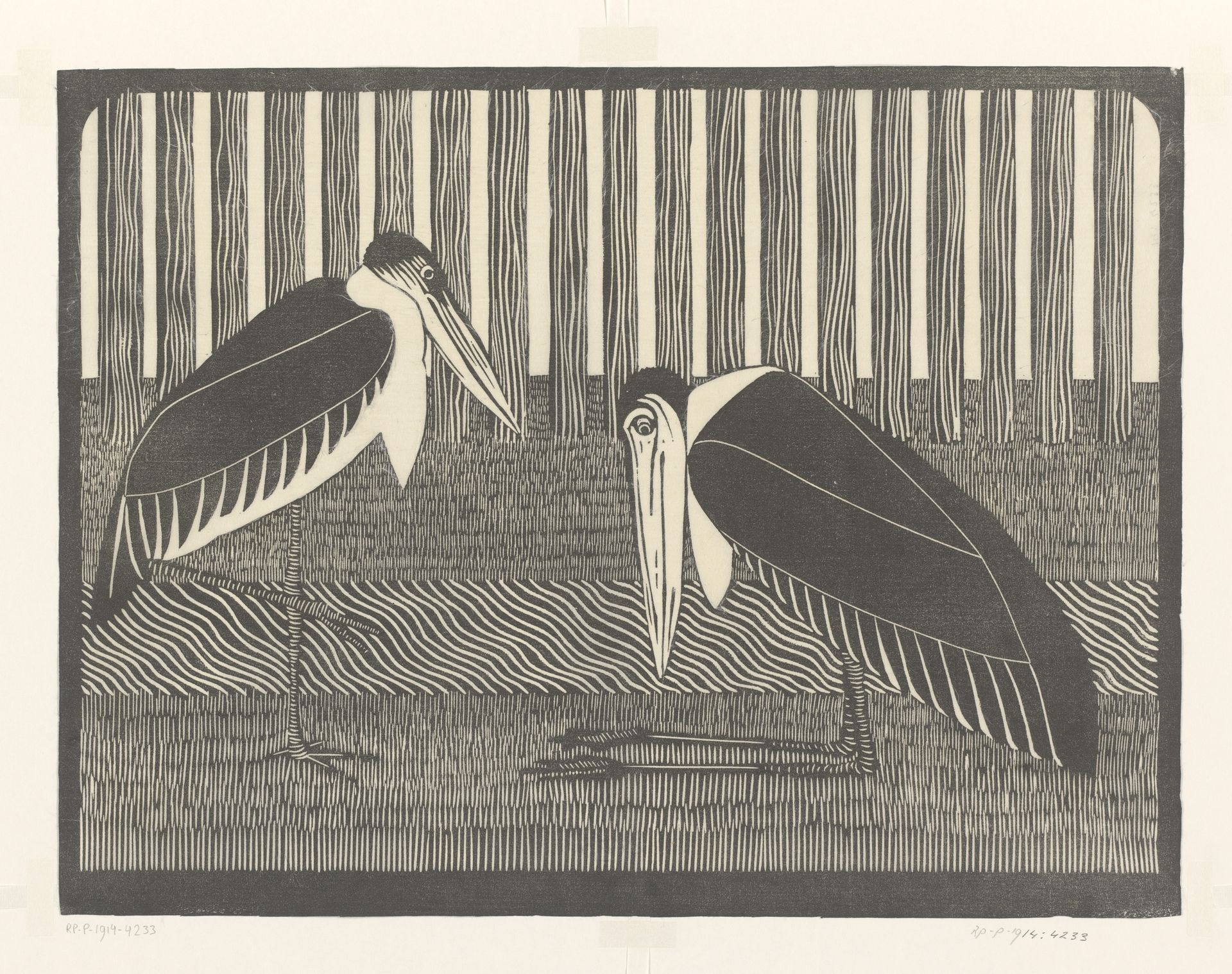 Twee maraboes by Samuel Jessurun de Mesquita