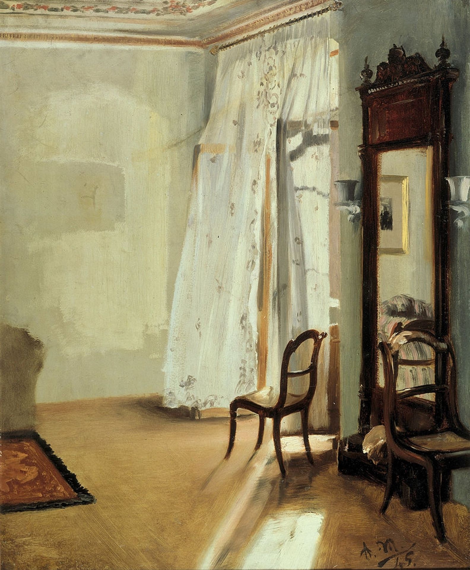 Balcony Room by Adolph Menzel