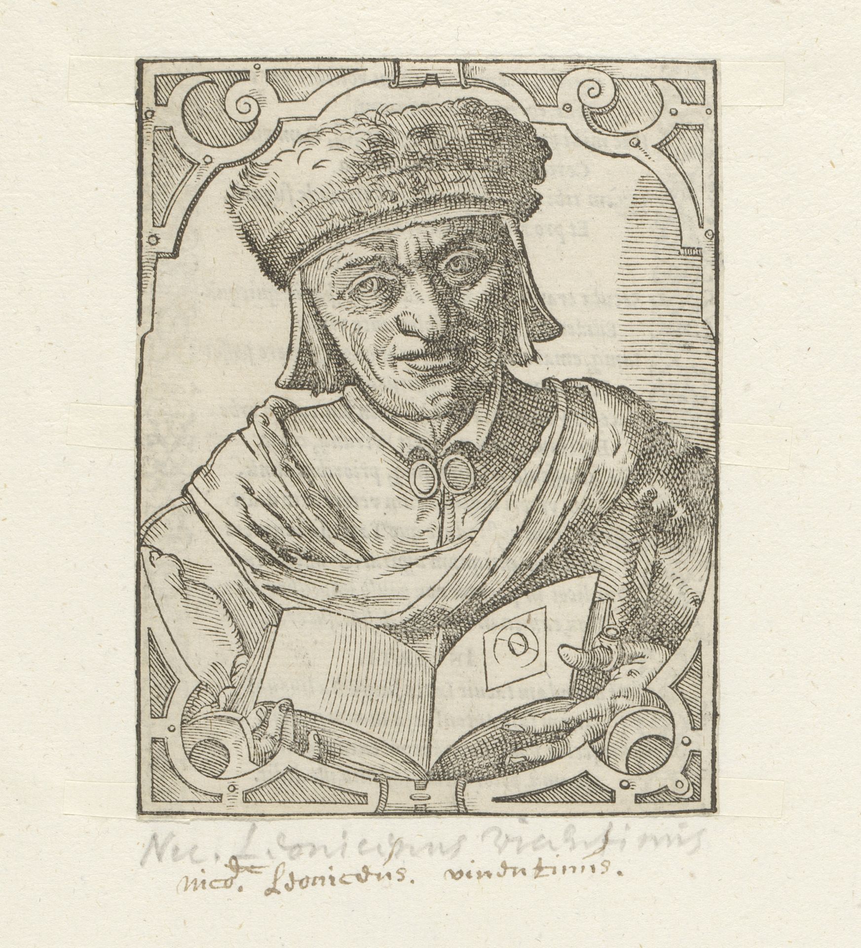 Portret van Niccolò Leoniceno by Anonymous