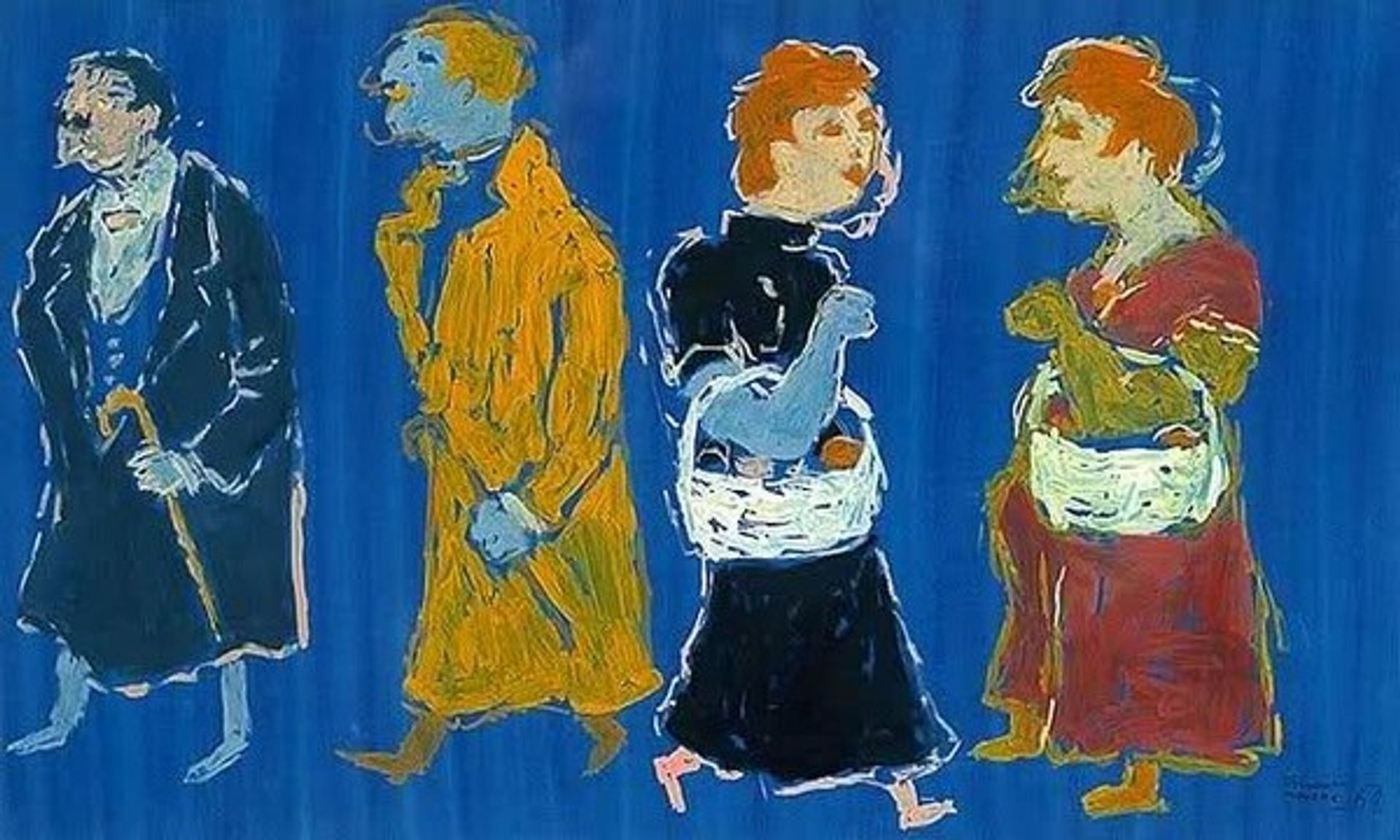 Blue by Fikret Mualla Saygi