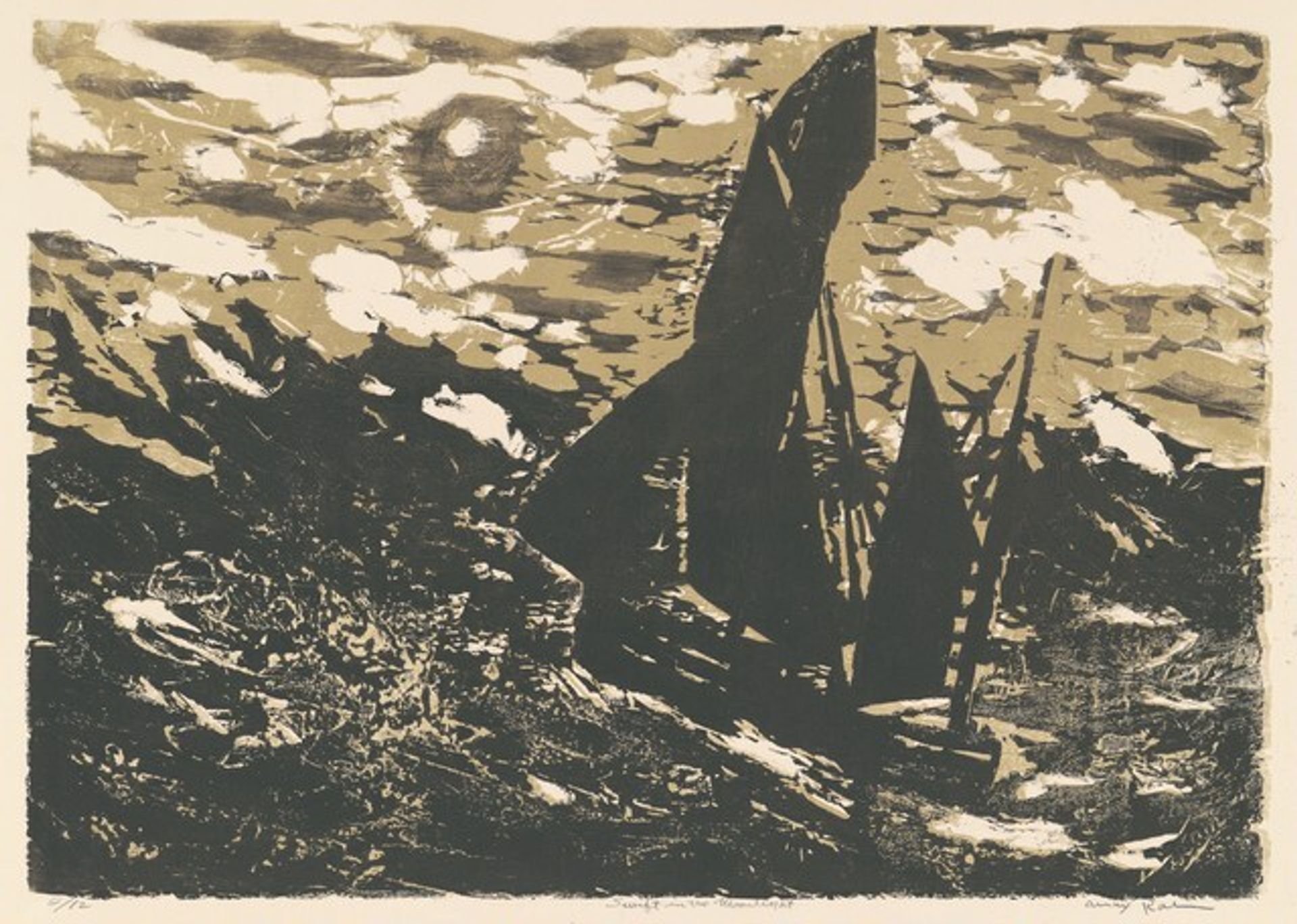Swift in the Moonlight by Max Kahn