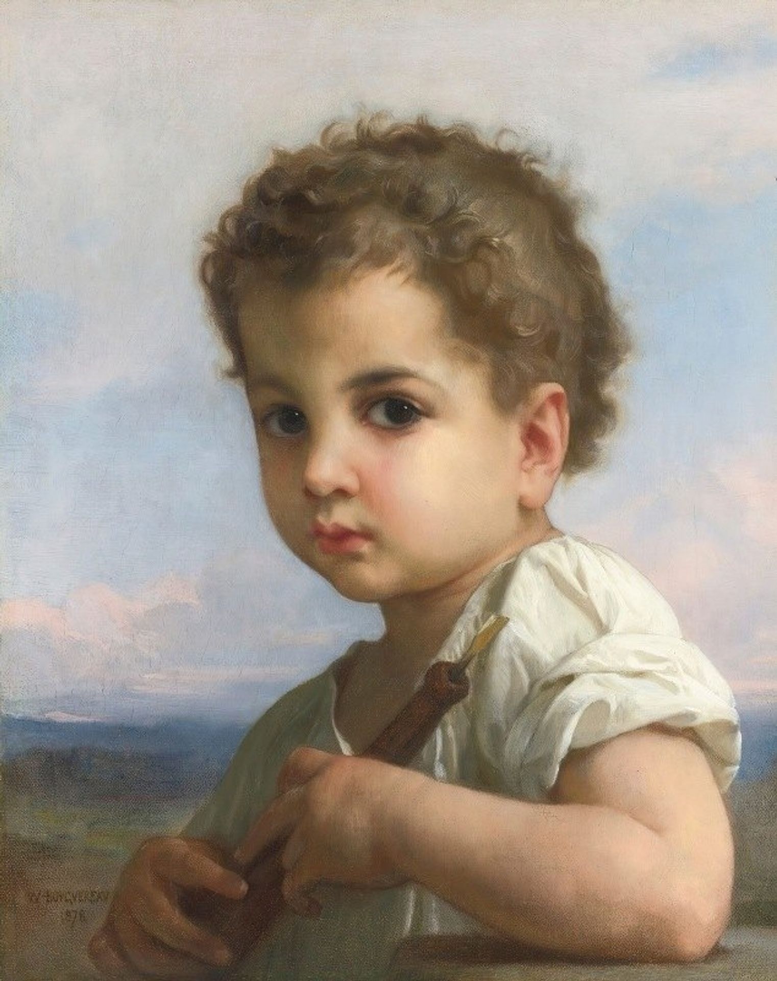 Joueur de flûte by William Bouguereau