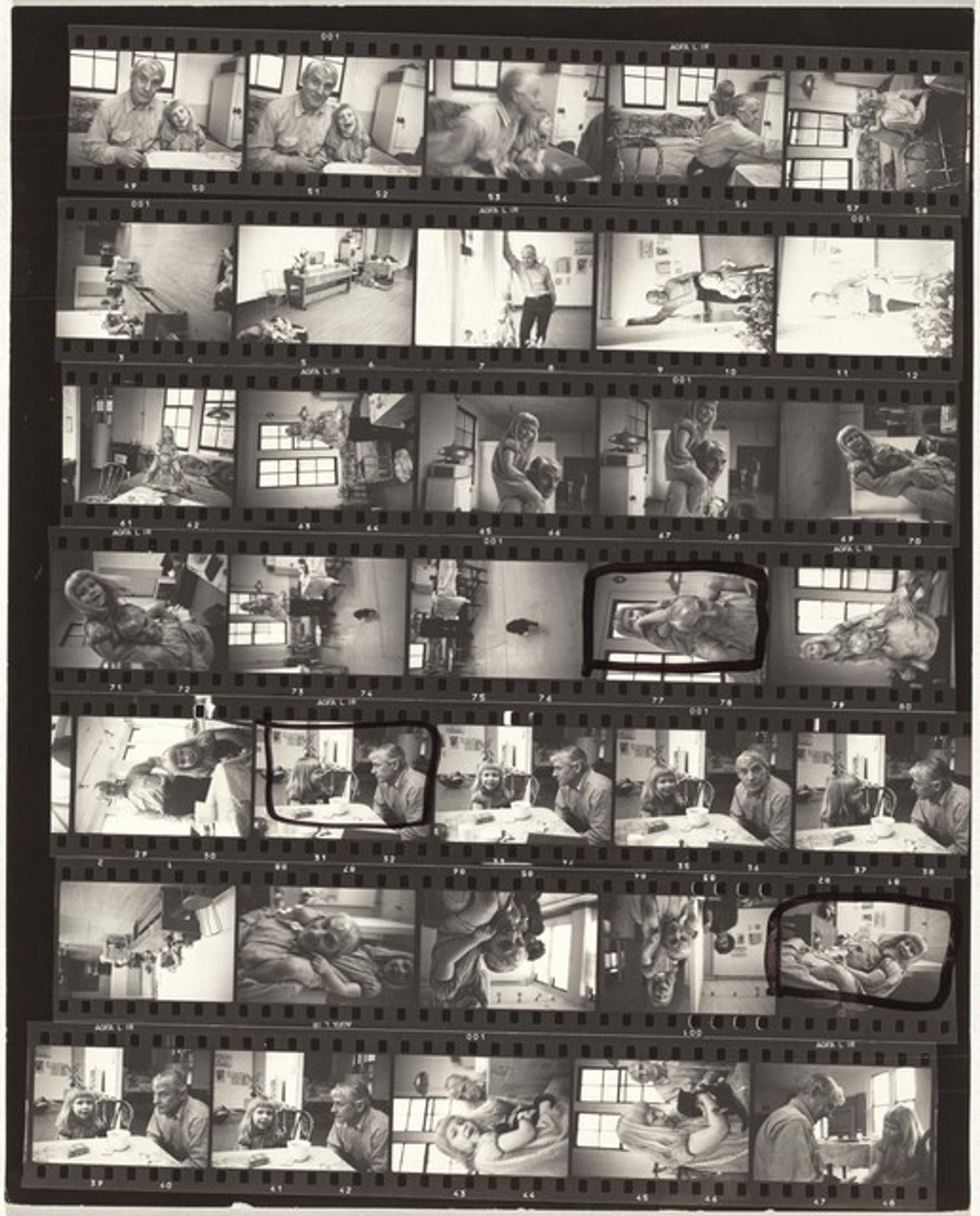 Willem de Kooning 6 by Robert Frank