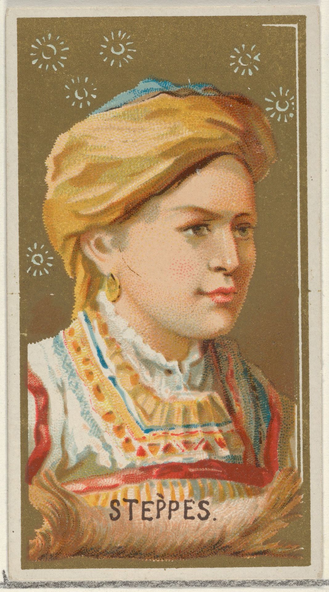 Steppes, from the Types of All Nations series (N24) for Allen & Ginter Cigarettes by Allen & Ginter