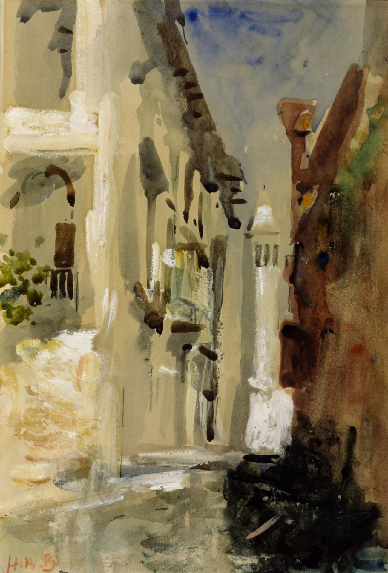 Canal in Venice by Hercules Brabazon Brabazon