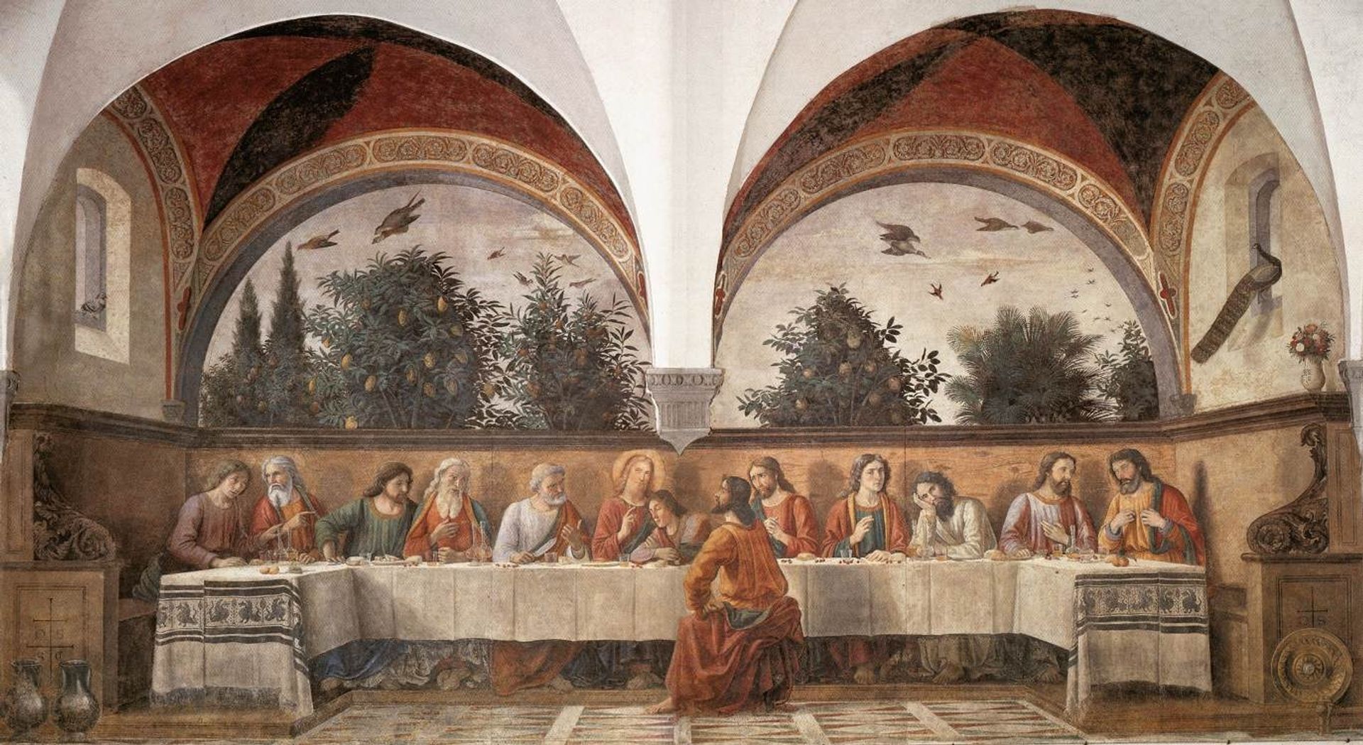 Last Supper by Domenico Ghirlandaio