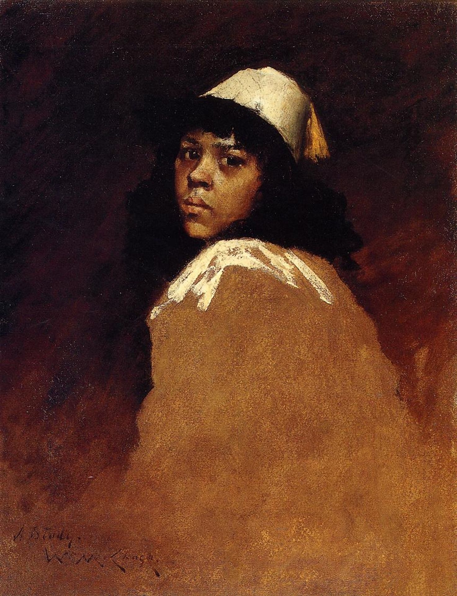 The Moroccan Girl by William Merritt Chase