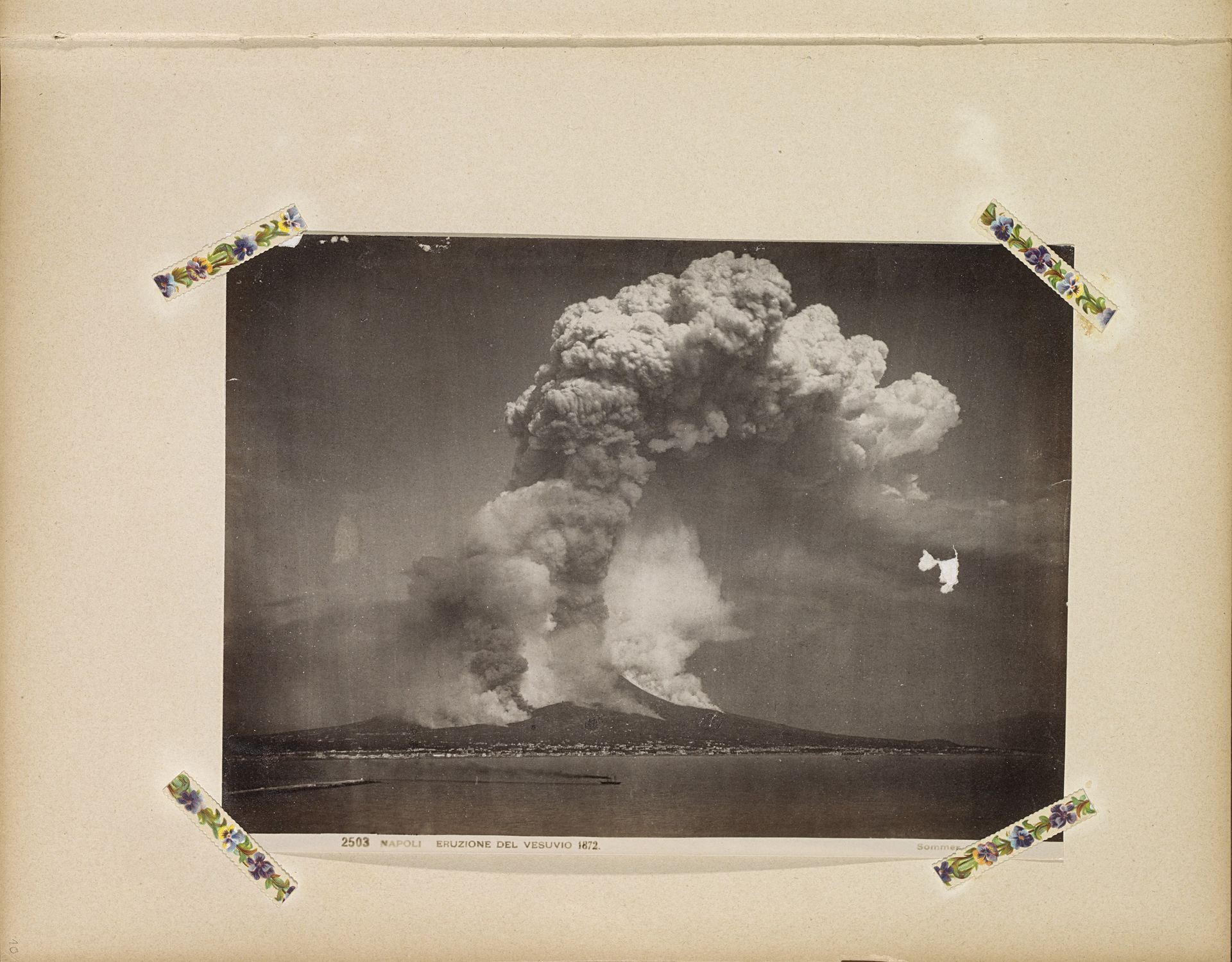Eruptie van de Vesuvius in 1872 by Giorgio Sommer