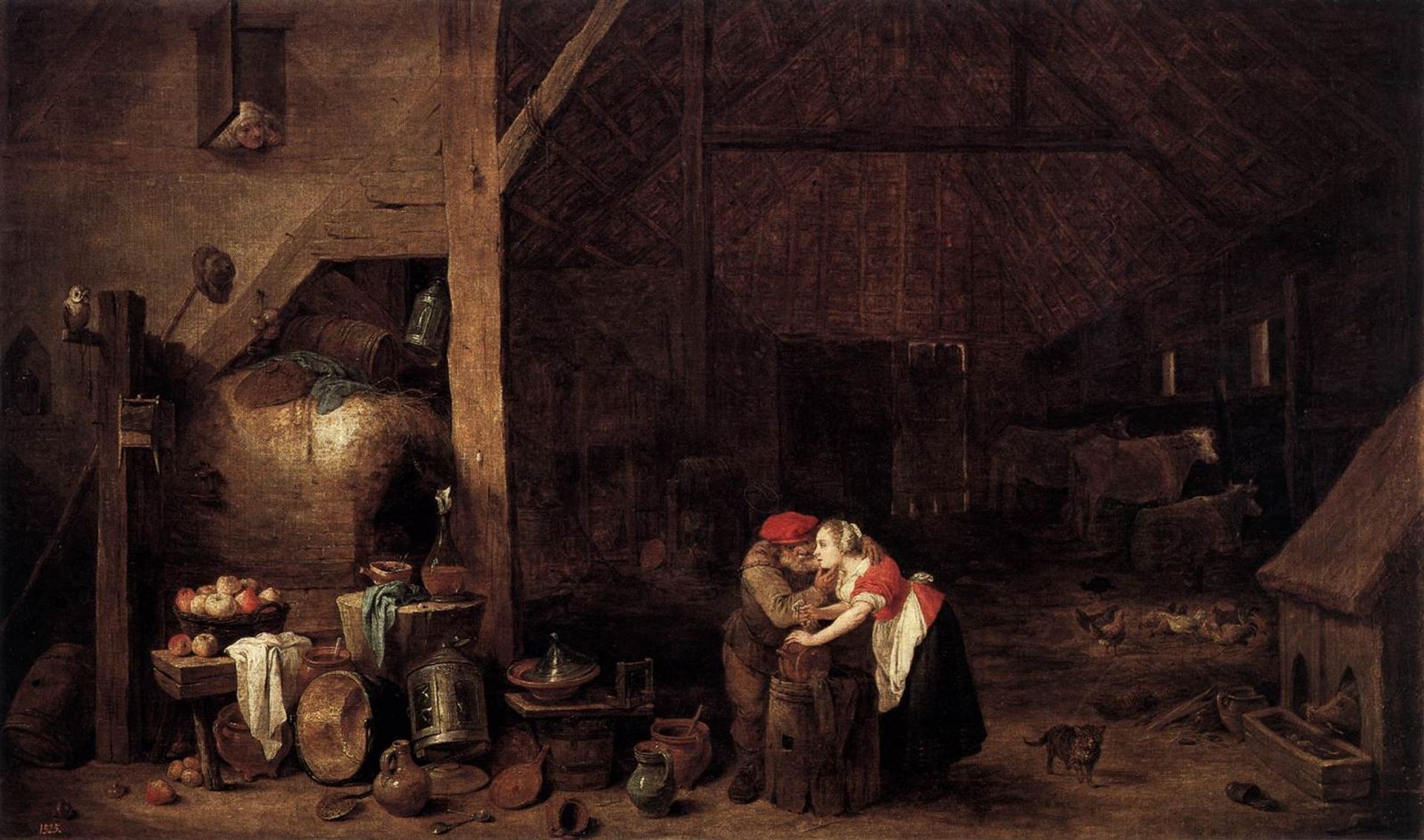 The Old Man and the Maid by David Teniers The Younger