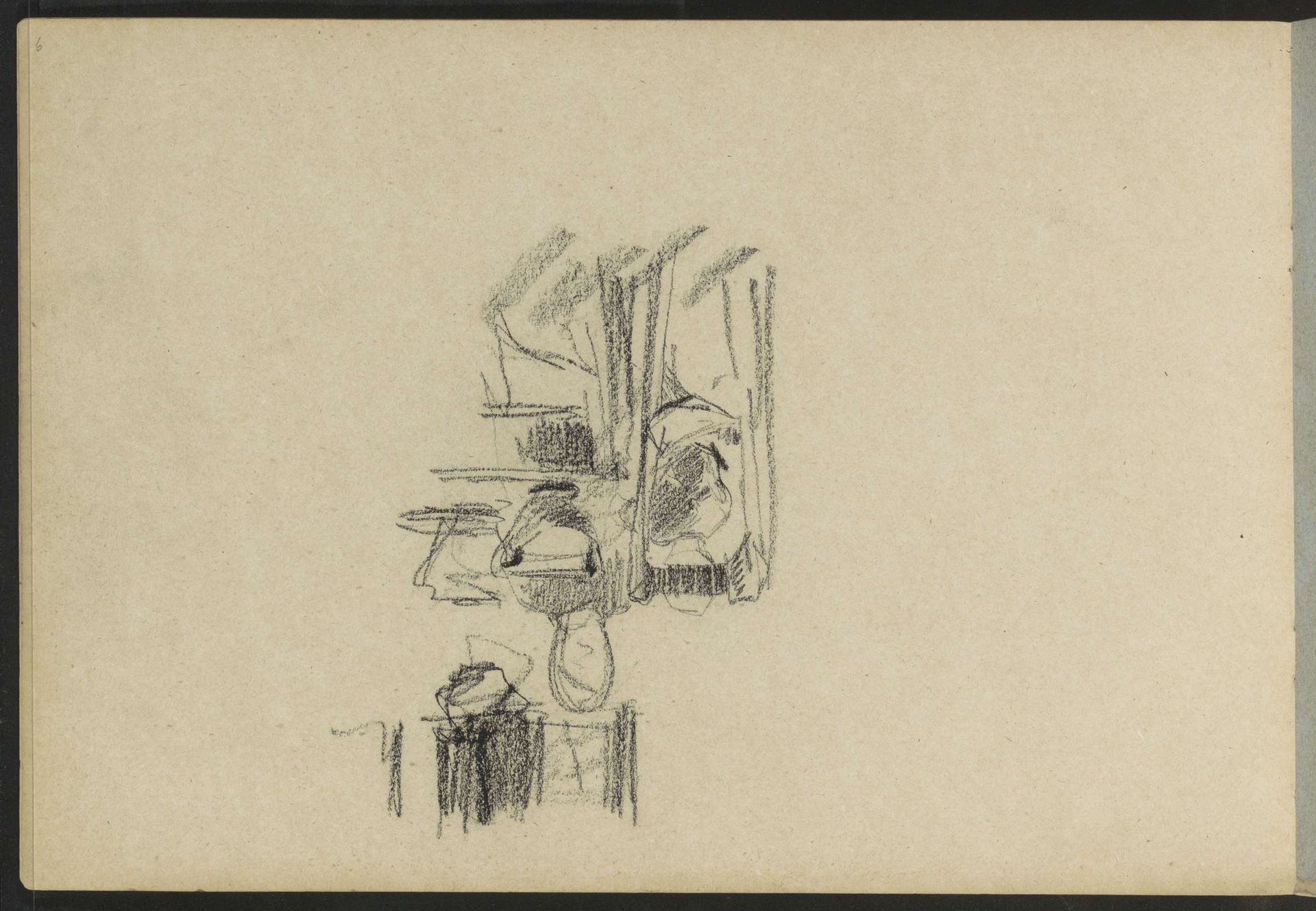 Vrouw en kind aan tafel by Willem Witsen