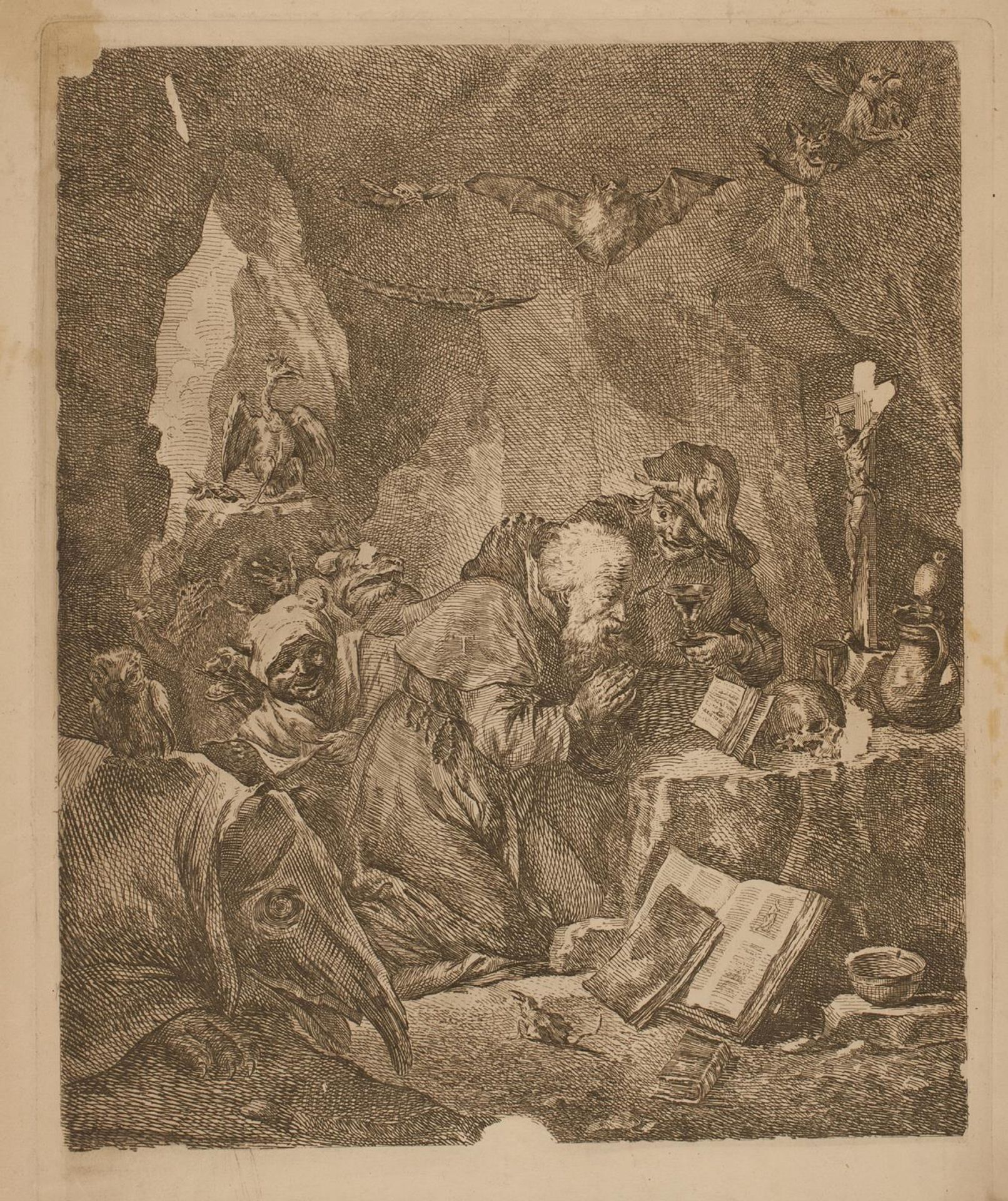 St. Antonius´ fristelser by Anonymous