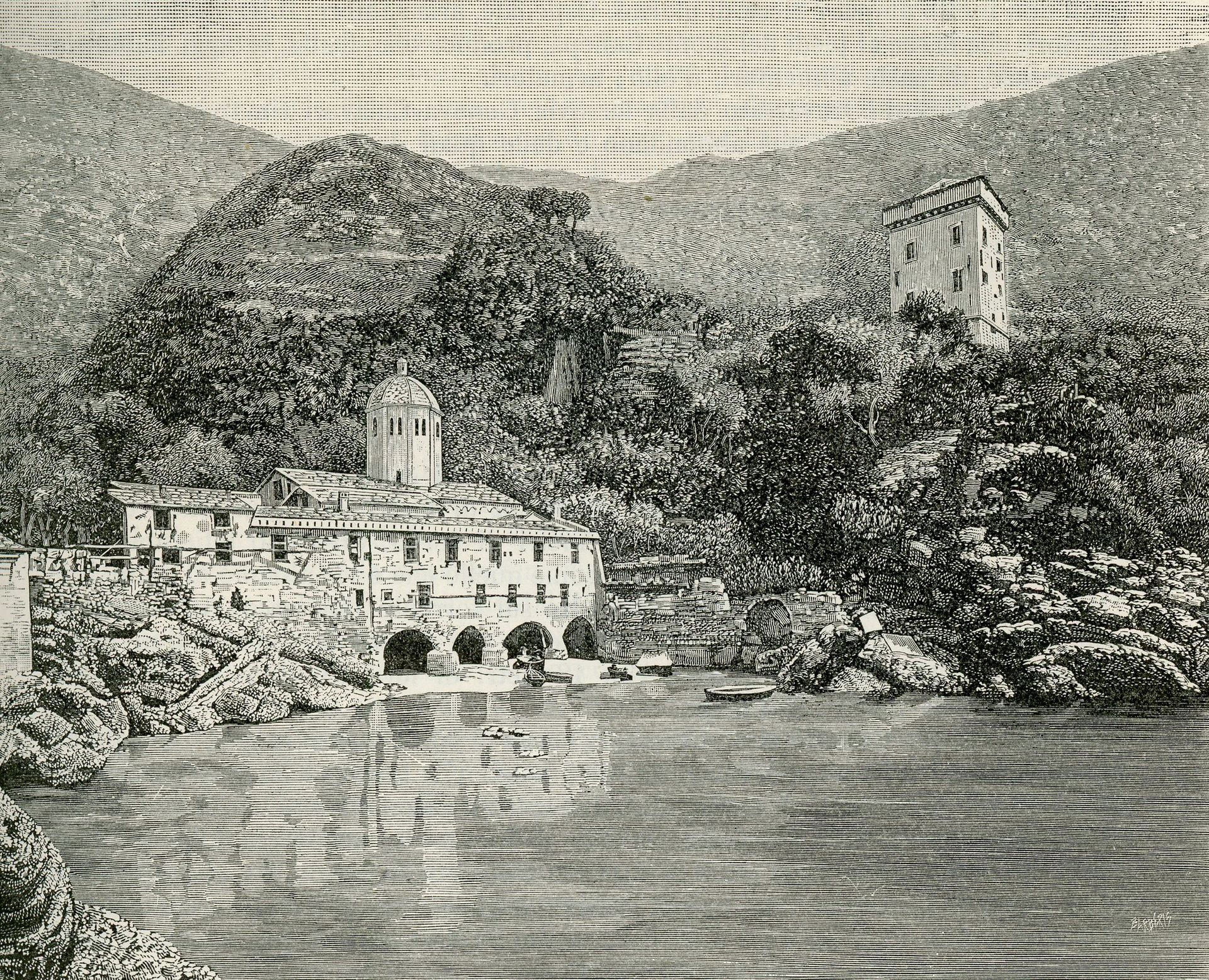 Badia Di San Fruttuoso by Giuseppe Barberis