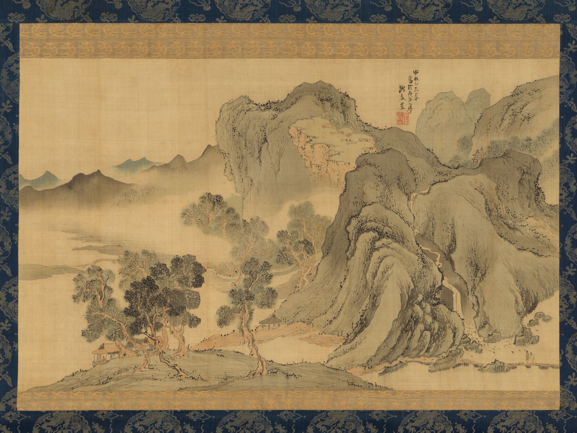Landscape in Light Colors by Yosa Buson