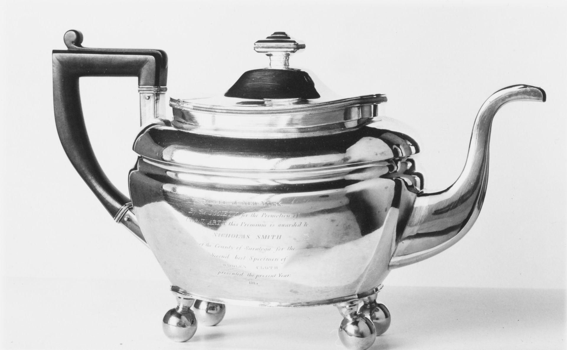 Teapot by Isaac Hutton