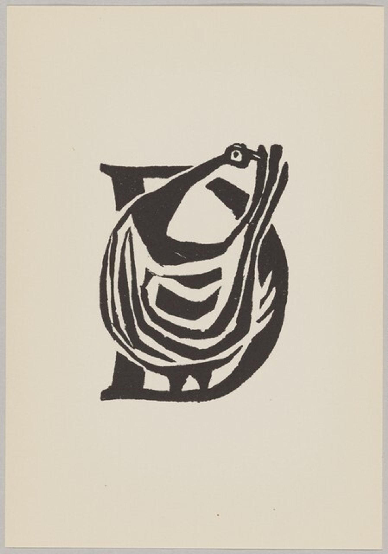 Letter "D" by Jenny Dalenoord