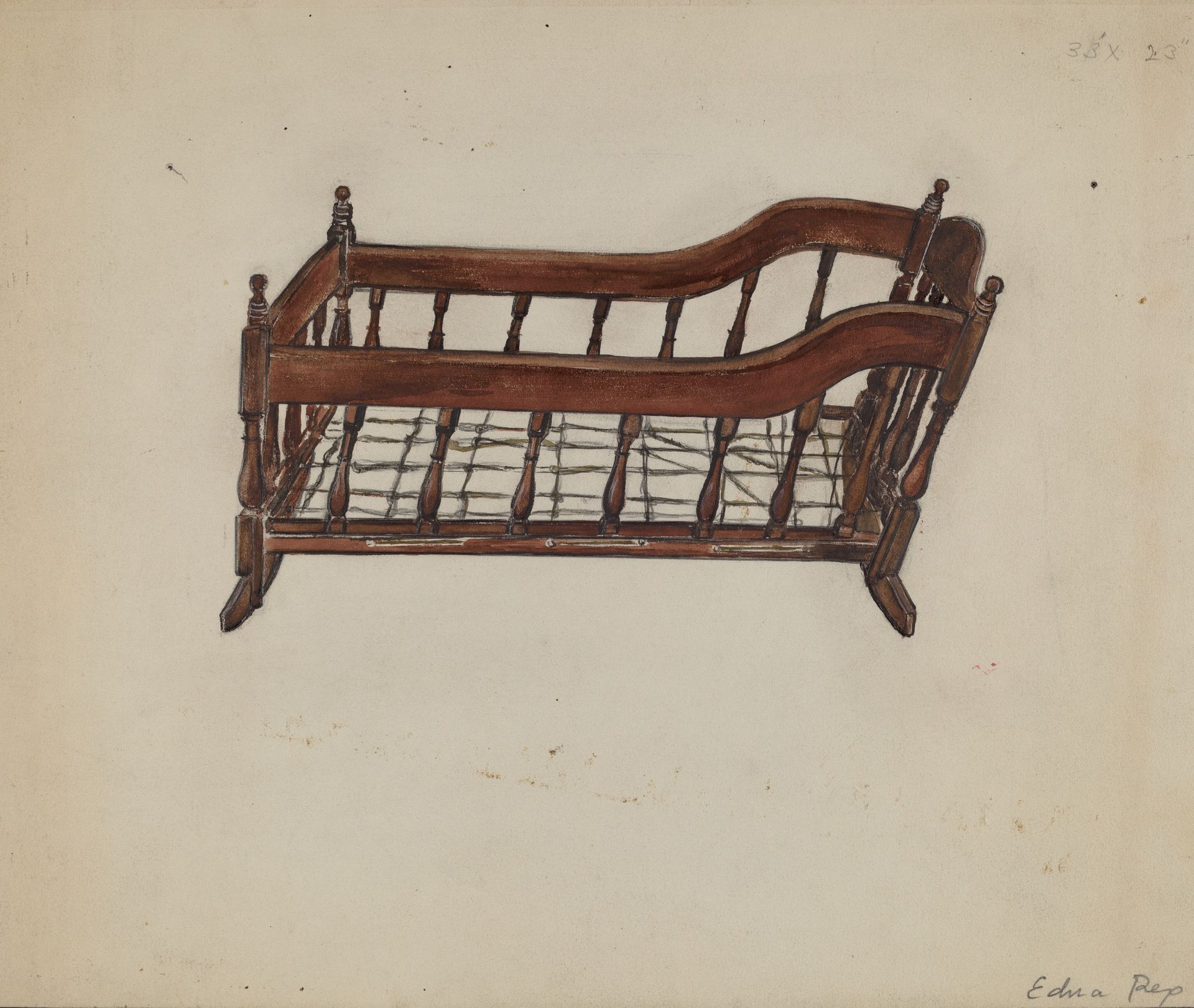 Baby's Cradle by Edna C. Rex