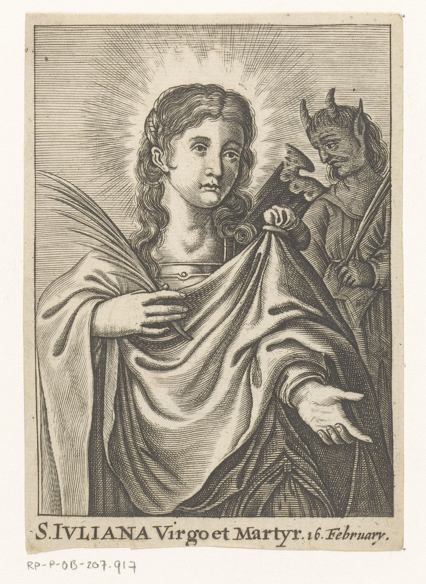 Heilige Juliana van Nicomedië by Anonymous