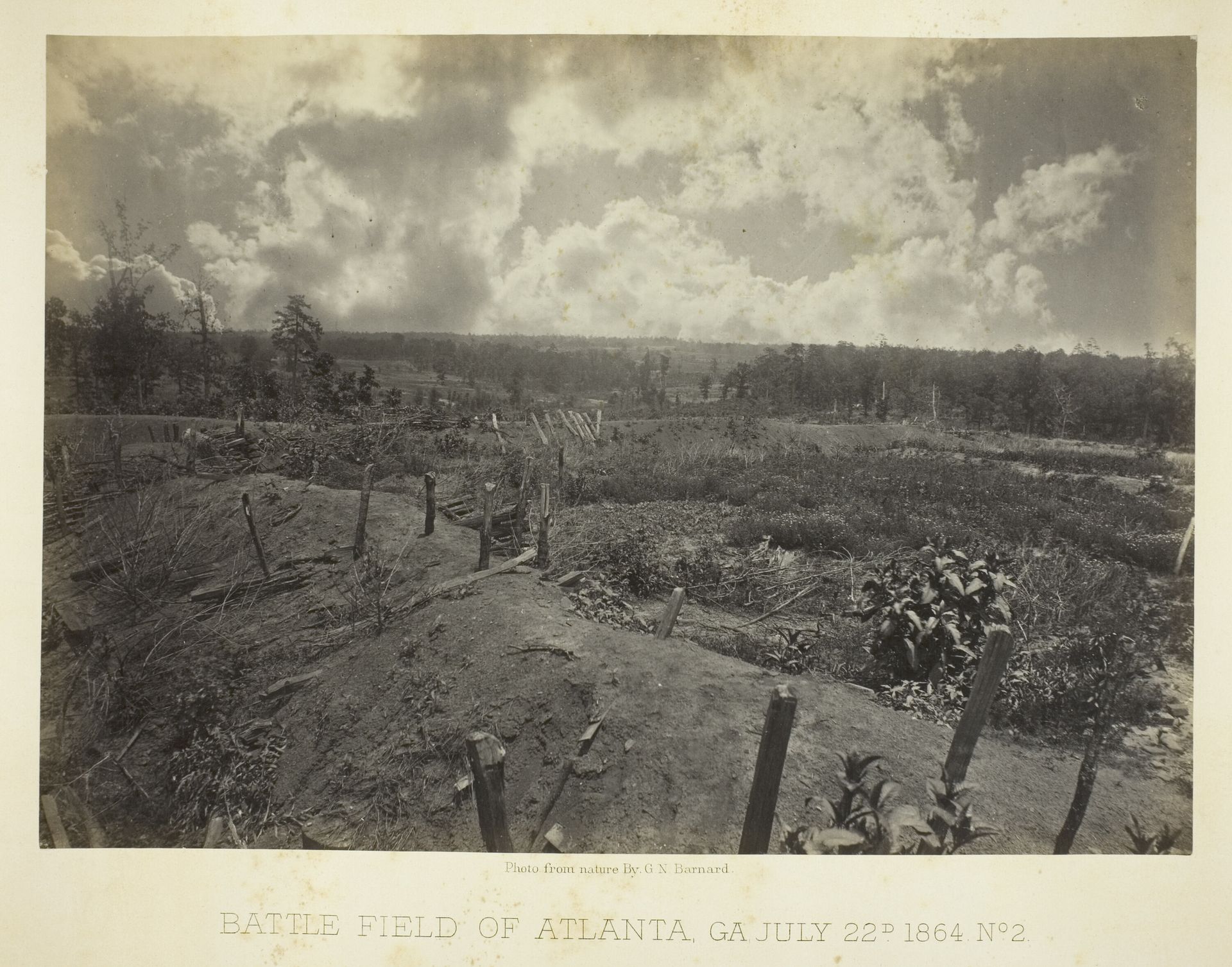 Battle Field of Atlanta, GA, No. 2 by George N. Barnard