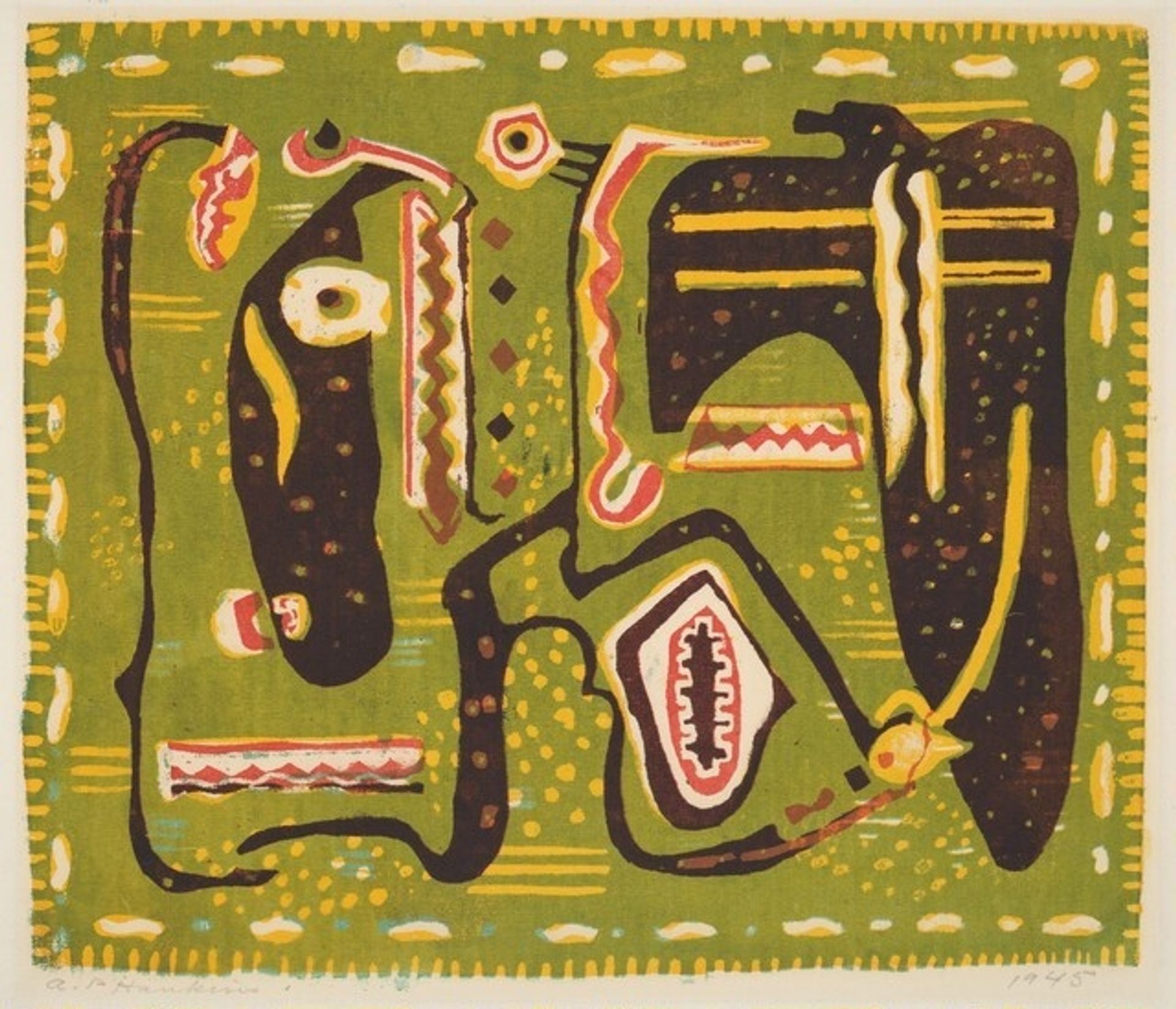 Indian Motif by Abraham P. Hankins