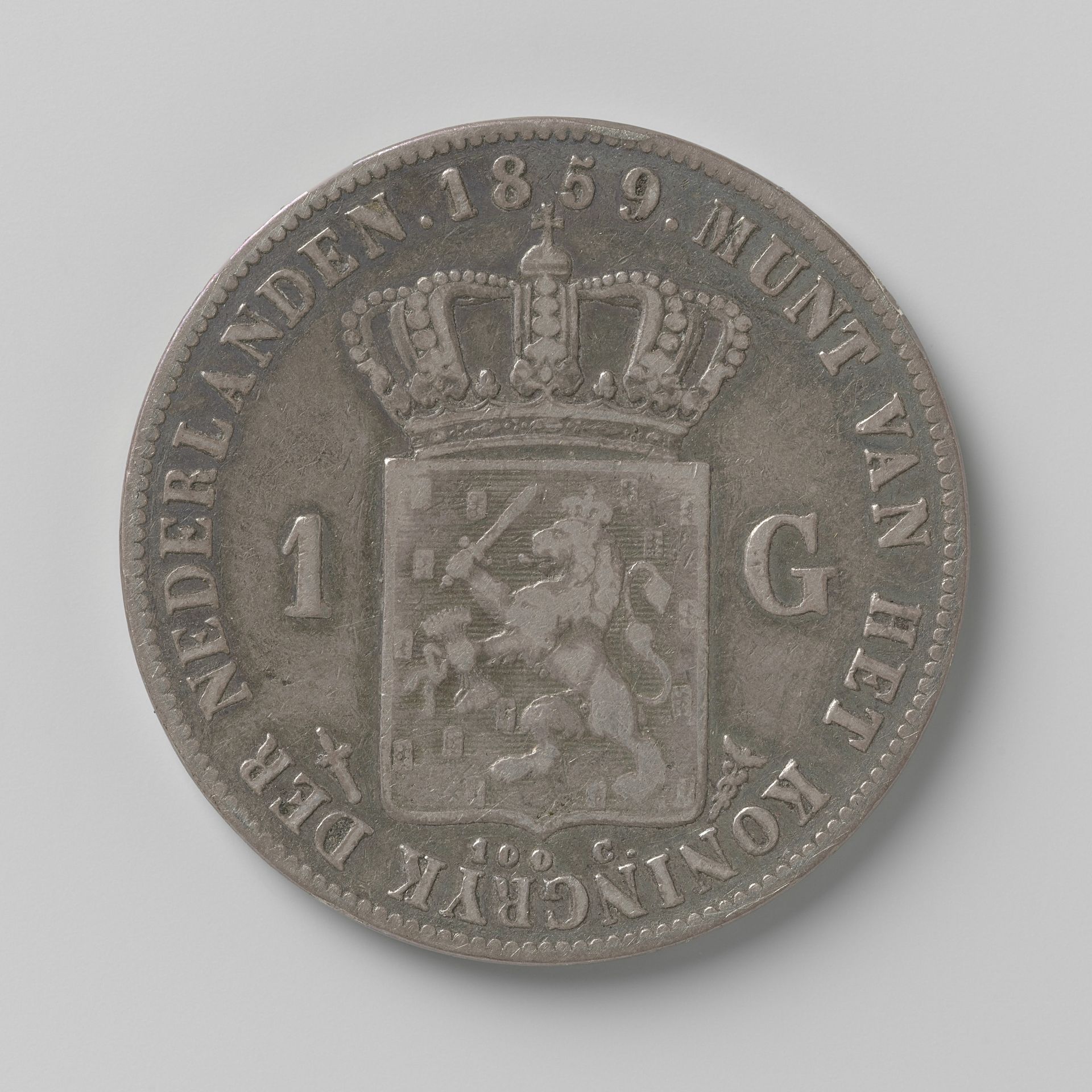 Nederlandse gulden, 1859 by Willem III (koning der Nederlanden)