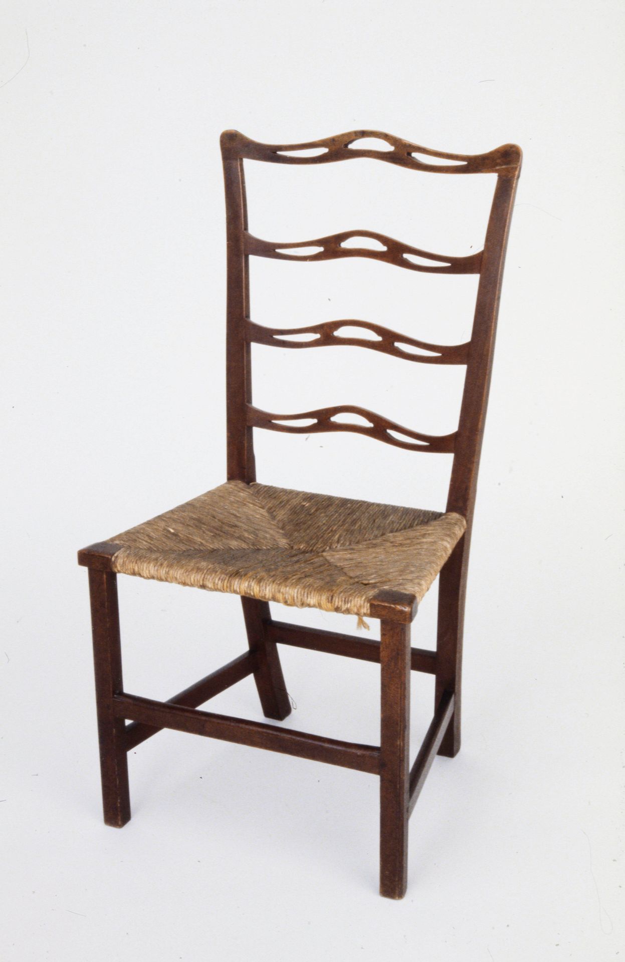 Ladderback Chippendale side chair by Anonymous