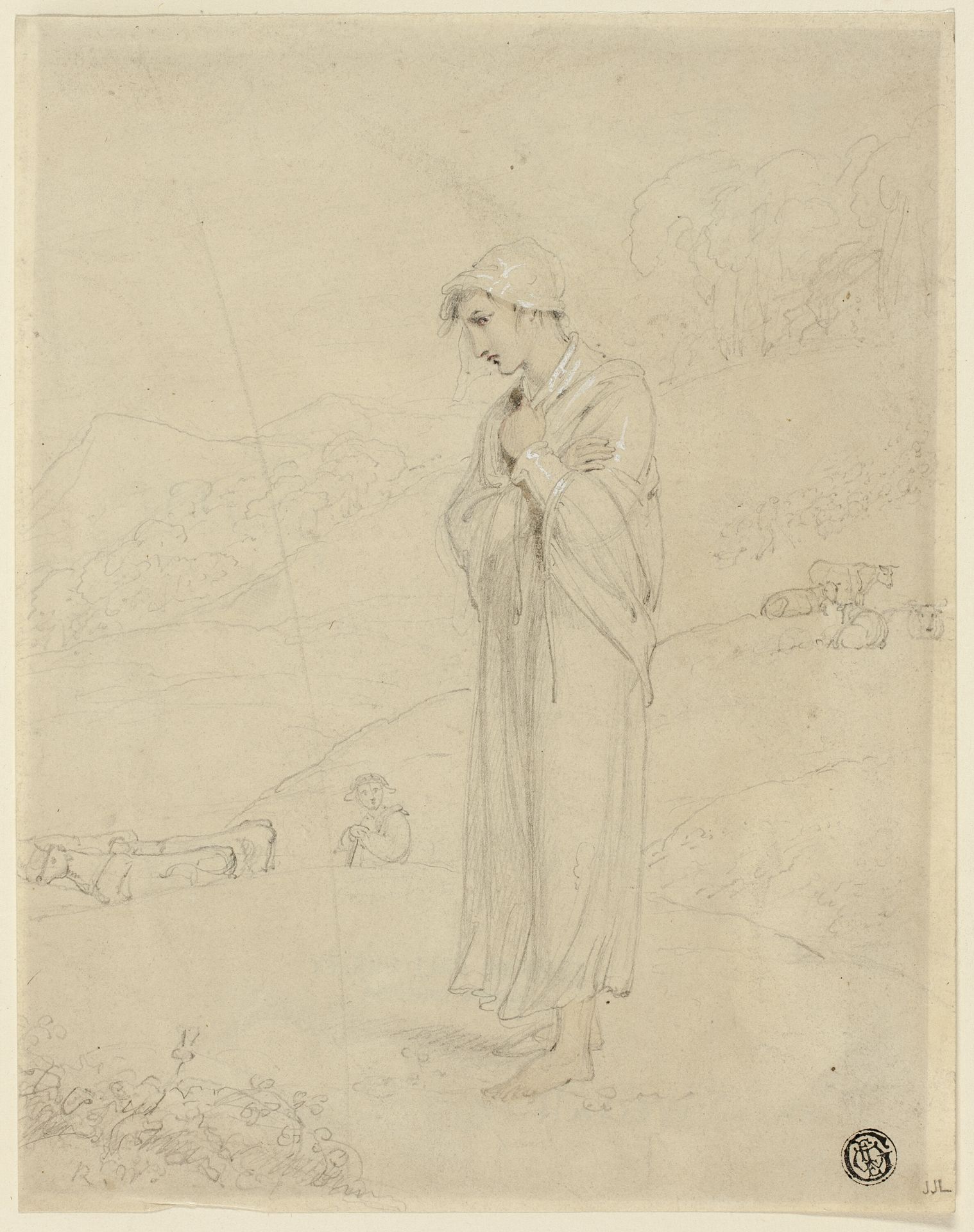 Shepherdess by Richard Westall