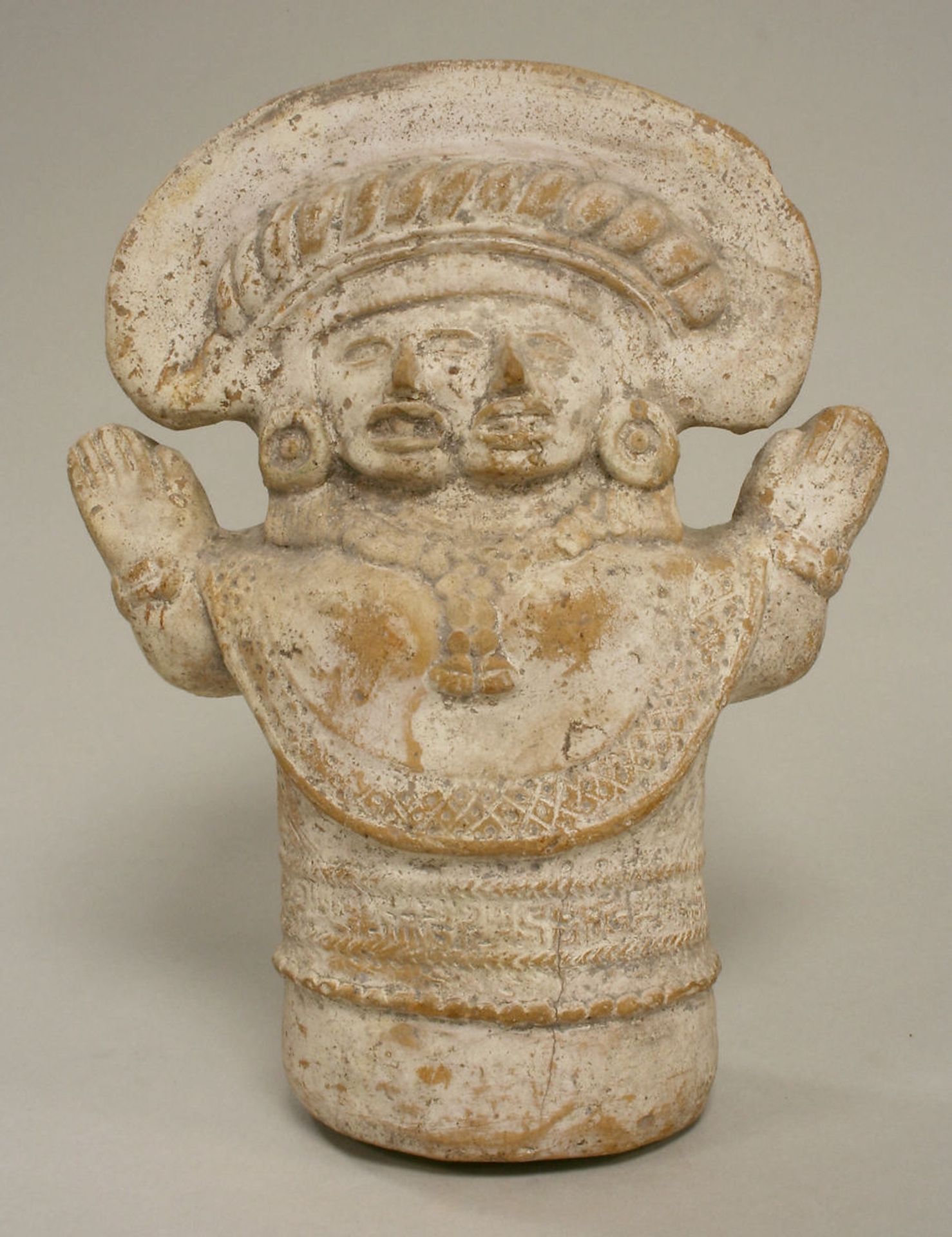 Two Headed Figure Rattle by Aztec Art
