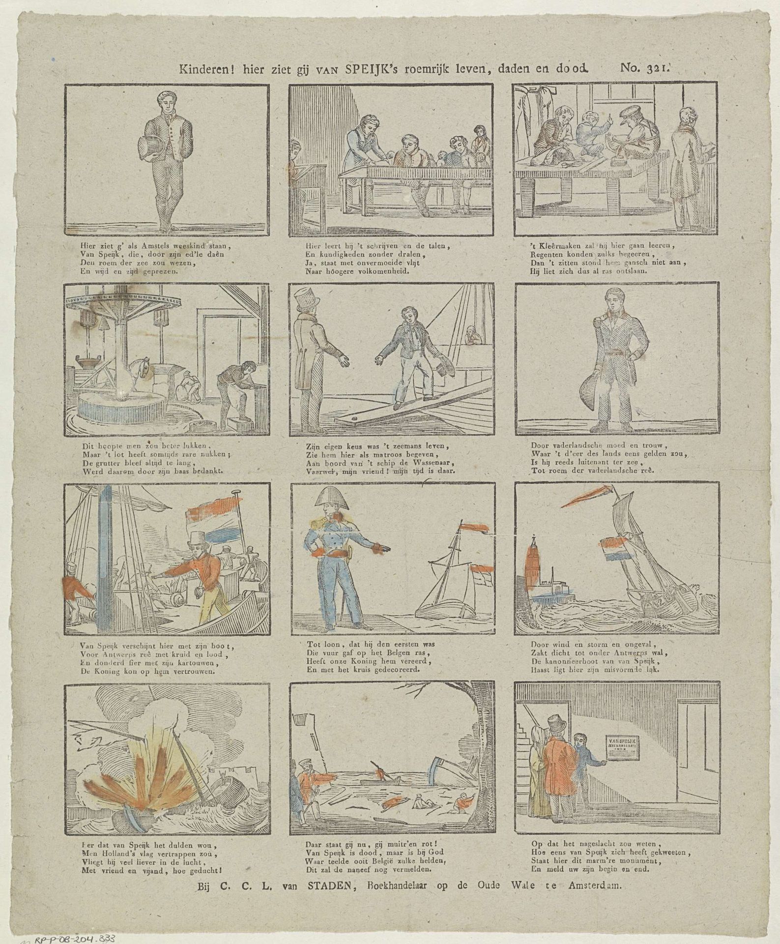 Kinderen! hier ziet gij van Speijk's roomrijk leven, daden en dood by C.C.L. van Staden