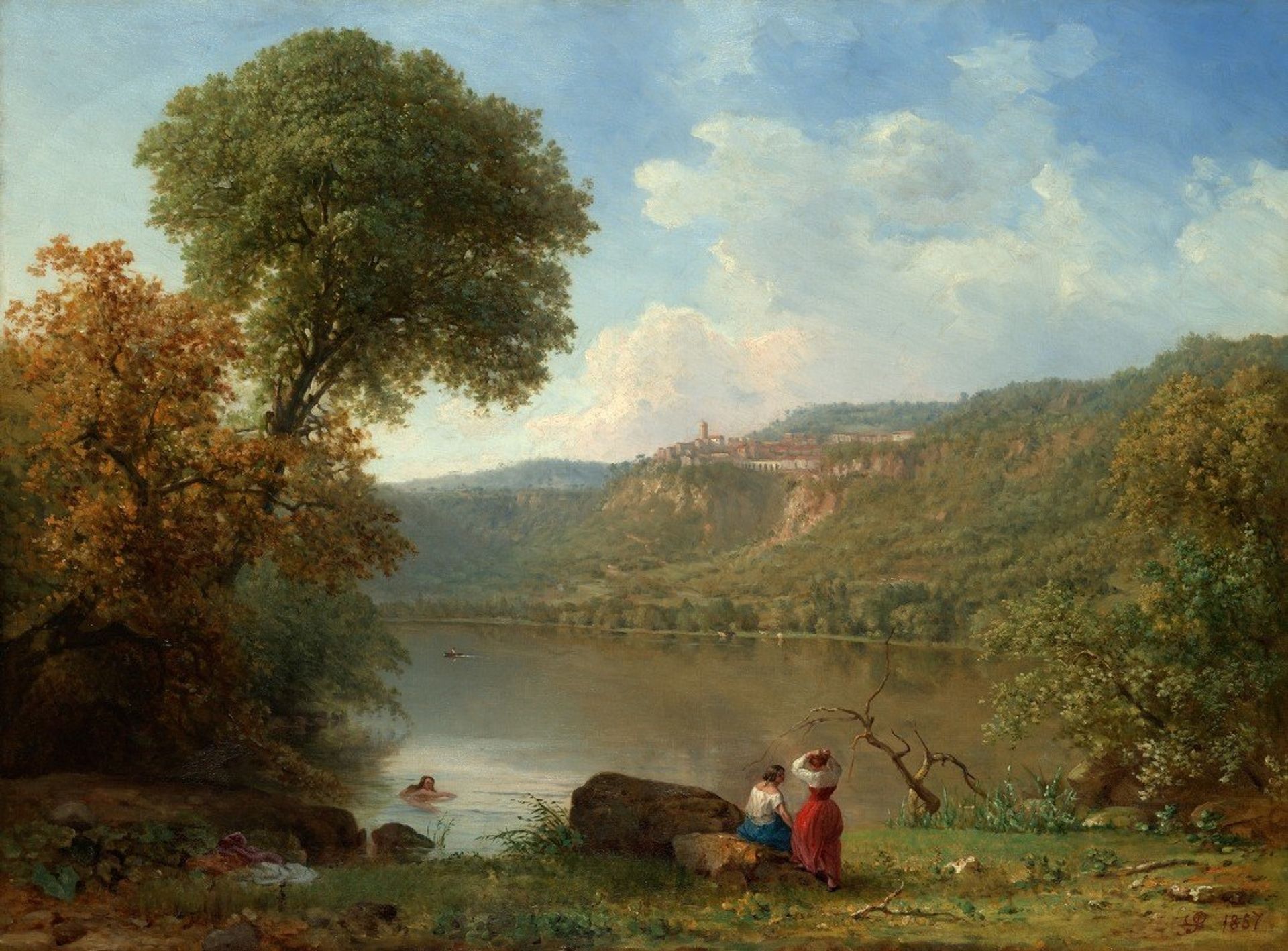 Lake Nemi by George Inness