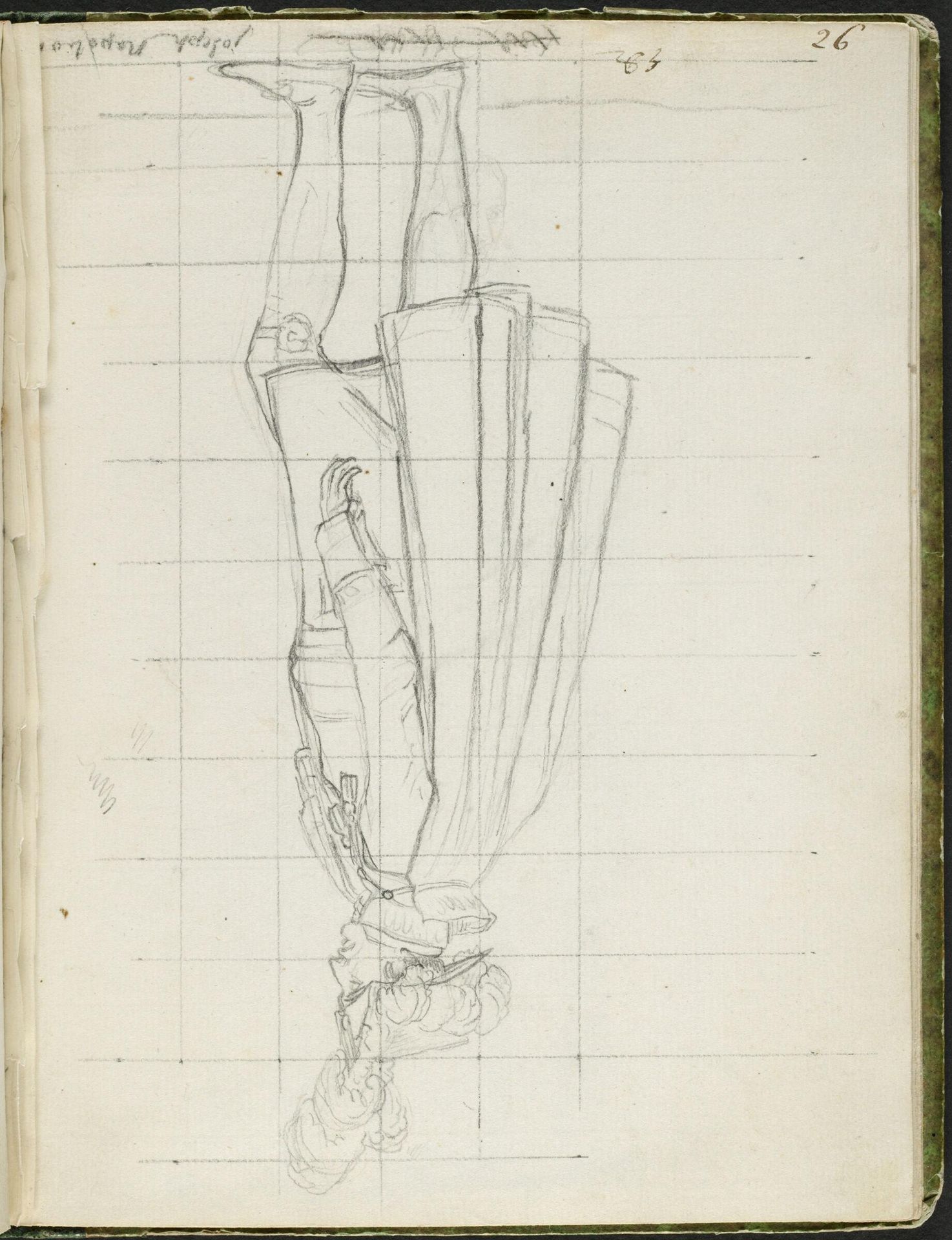 Prince Joseph Napoleon, Later King of Naples and Subsequently King of Spain; verso: blank page by Jacques-Louis David