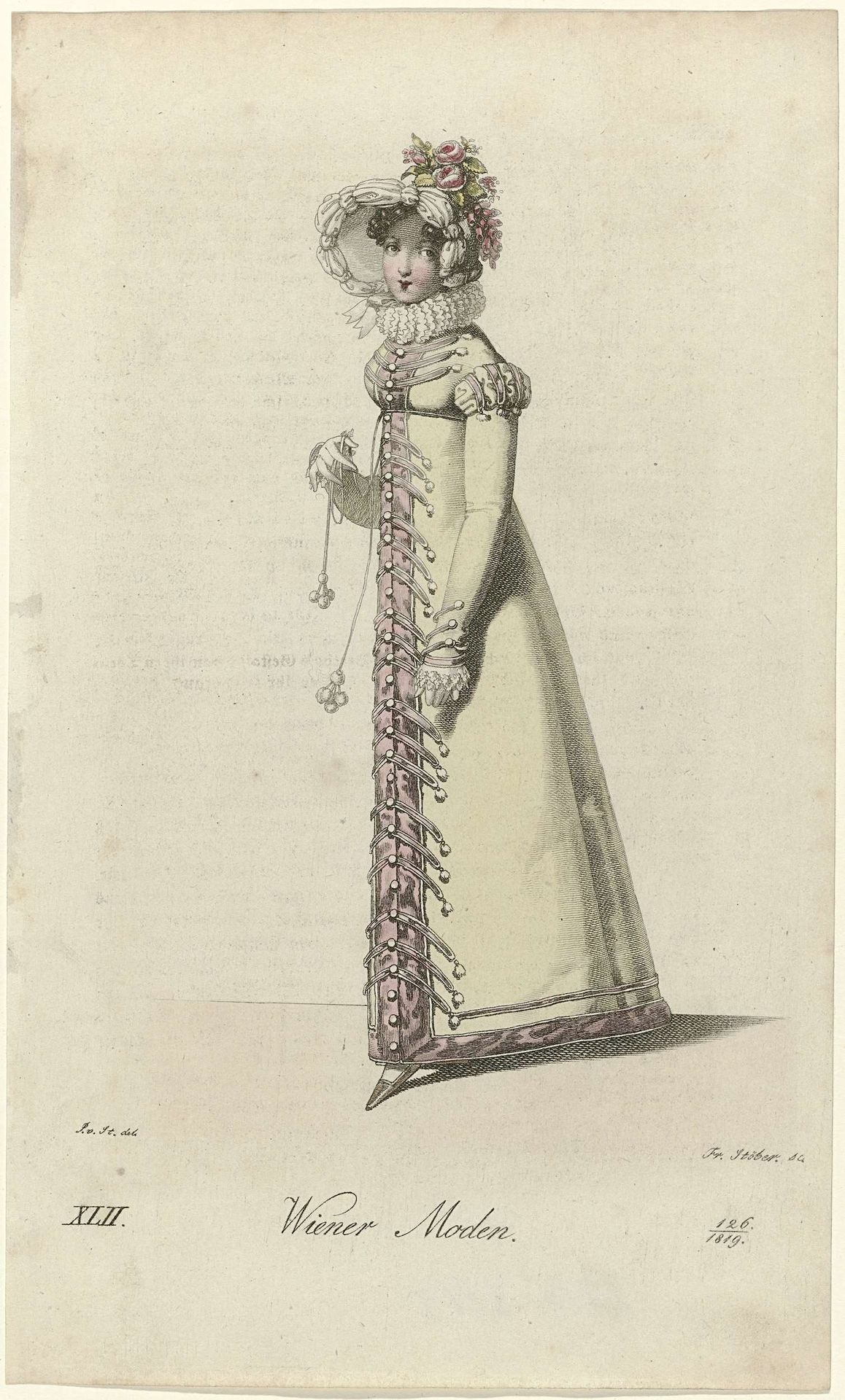 Wiener Zeitung für Kunst, Literatur und Mode, XLII (42), 1819, Nr. 126 : Wiener Moden by Franz Stöber