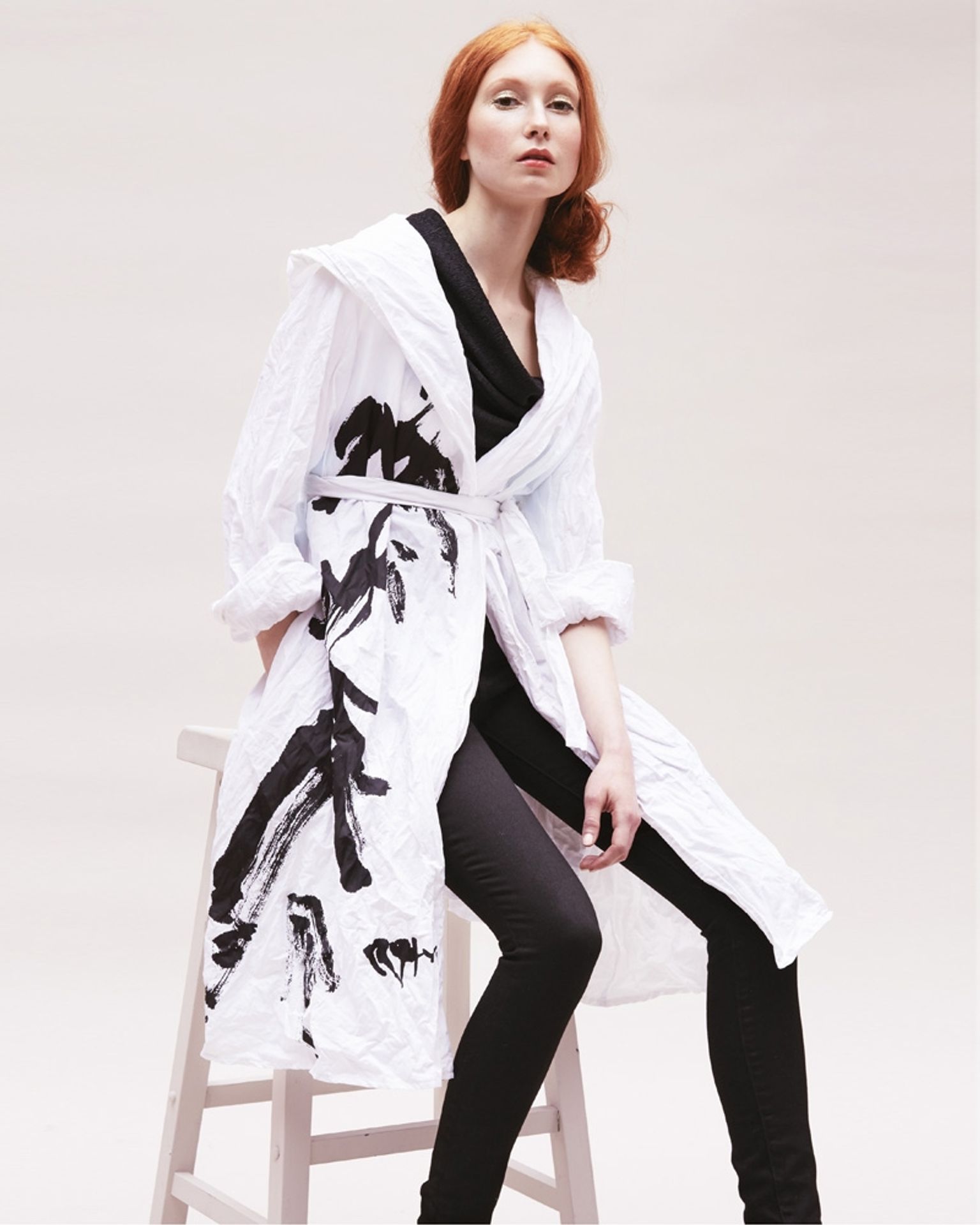 BARCELONA: Sumi/Shuimo turned into fashion design print (Igor Dobranić Summer 2017 Collection) by Alfred Freddy Krupa