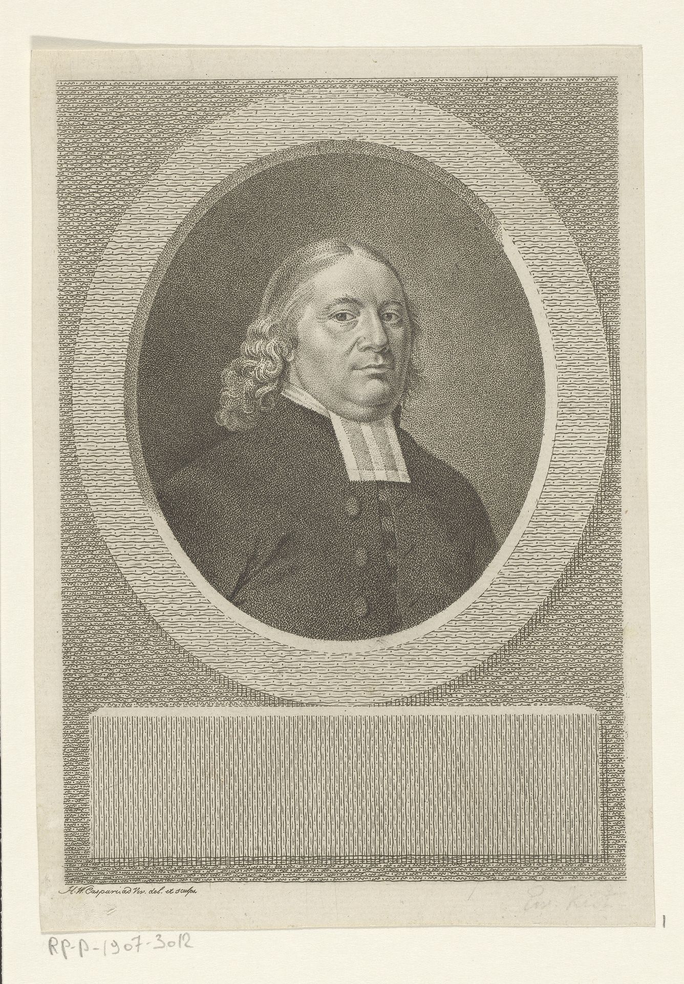 Portret van Ewaldus Kist by Hendrik Willem Caspari